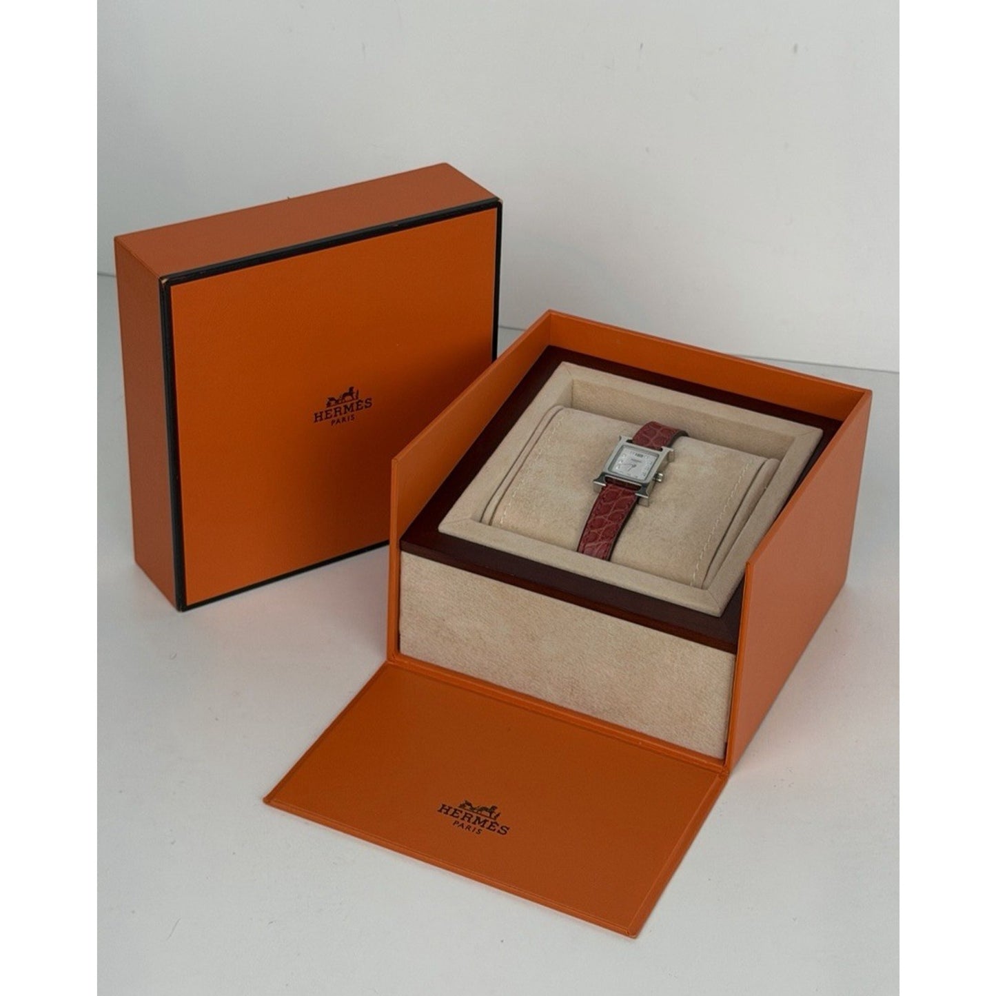 Hermes Ladies Heure H Watch HH1. 110 Stainless Steel