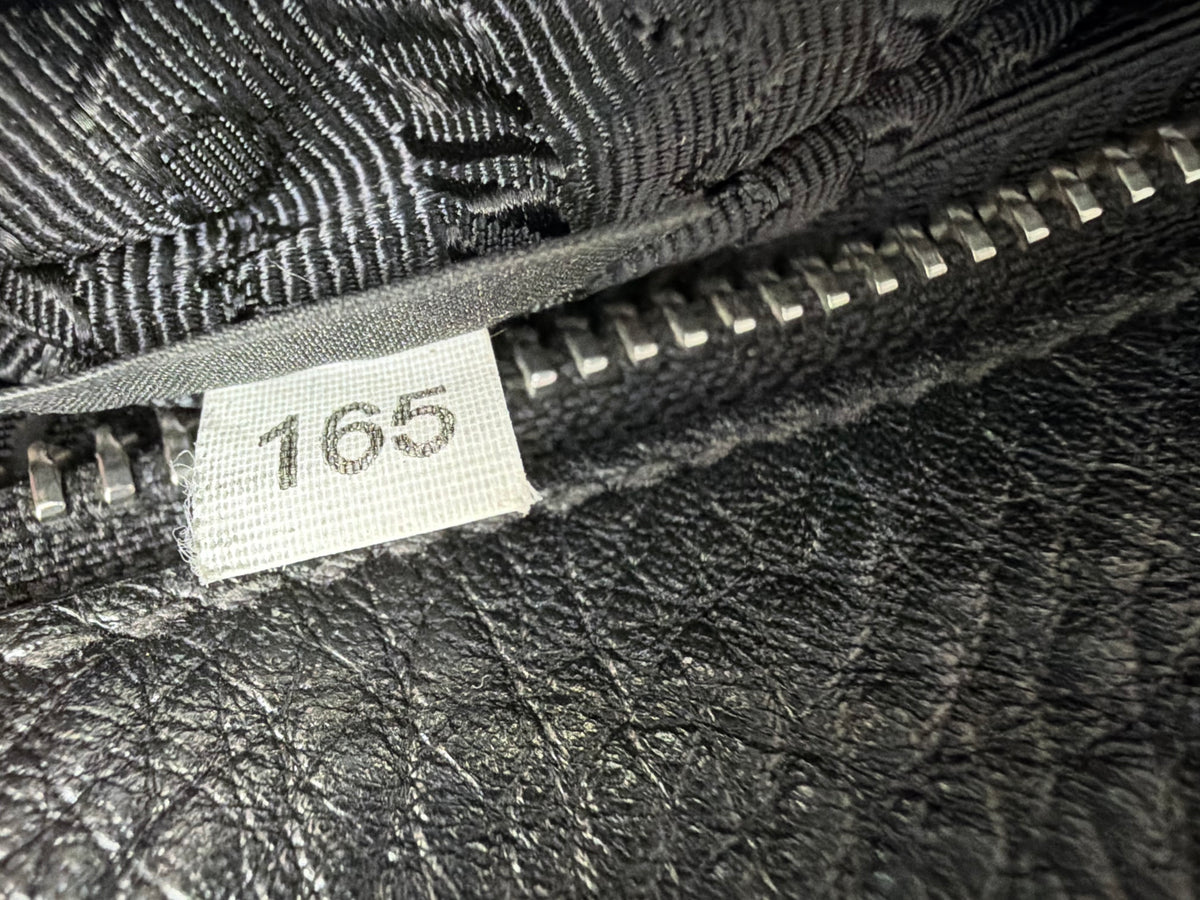 PRADA Vitello City Clutch Bag in Black Vitello Leather YS14