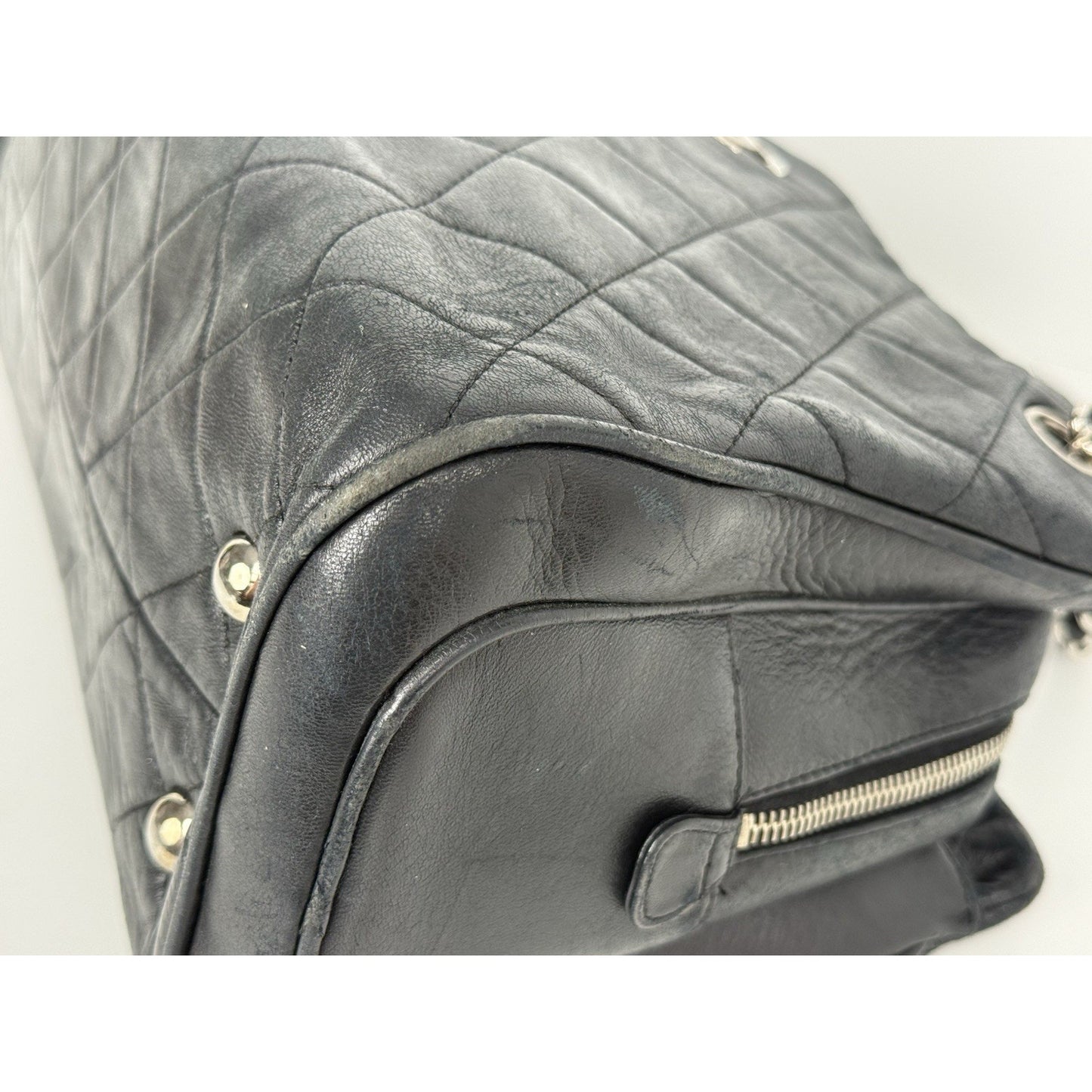 Chanel Timeless Tote Bag Black Leather