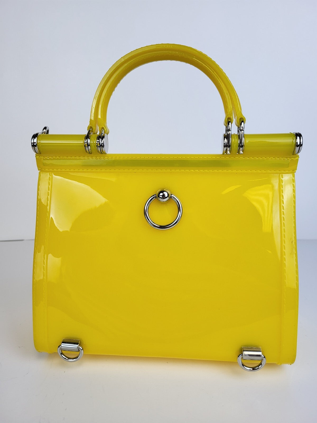 DOLCE & GABBANA Backpack SICILY with Detachable Straps Yellow