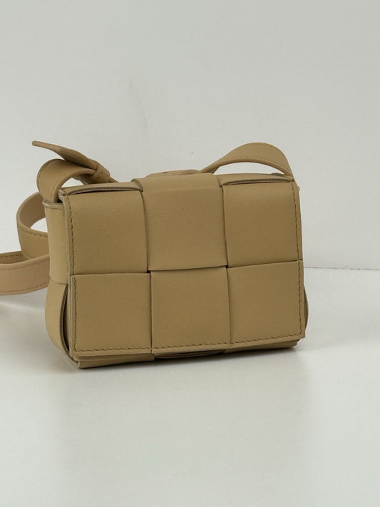 Bottega Veneta Lambskin Maxi Intreccio Candy Cassette Crossbody Bag