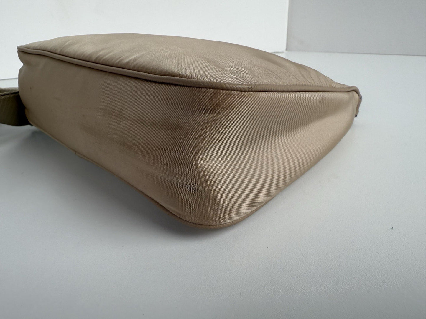 Prada Women's Re-Edition 2005 Nylon Bag in Sandy Brown