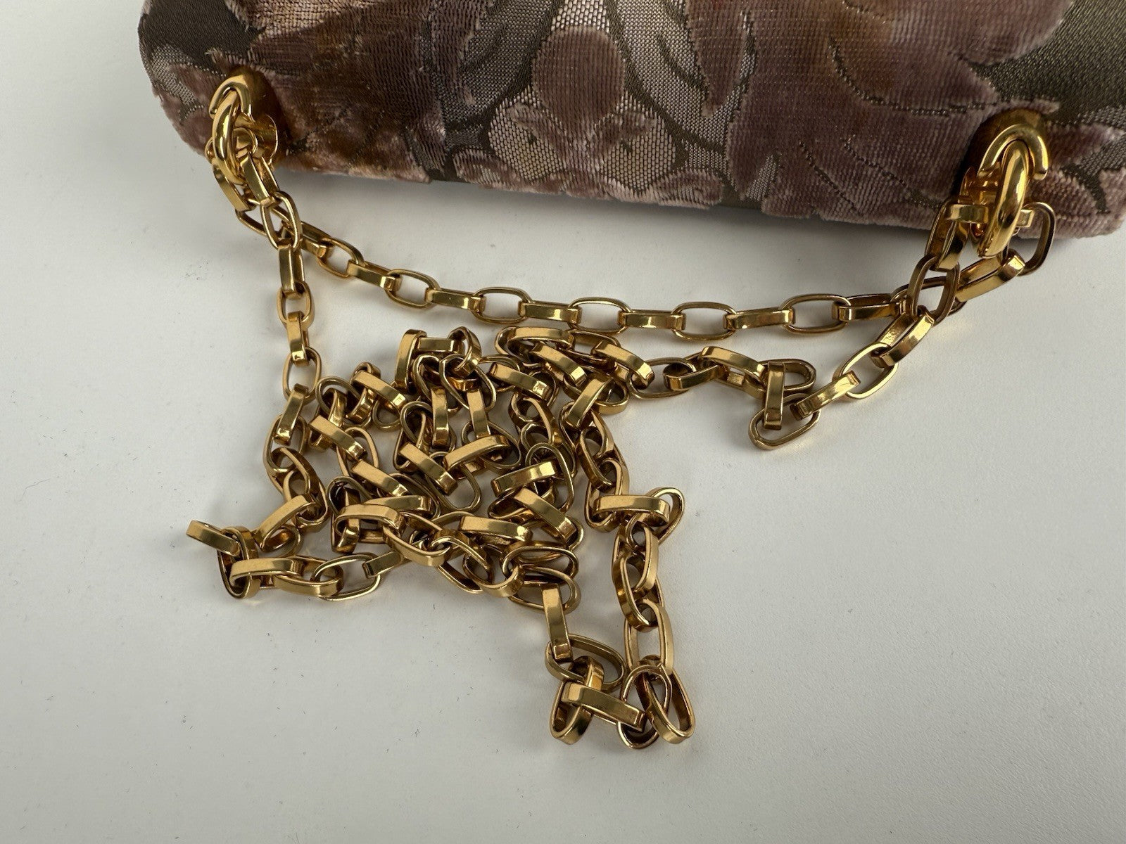 Dolce and Gabbana Pink Corduroy and Leather DG Girls Shoulder Bag