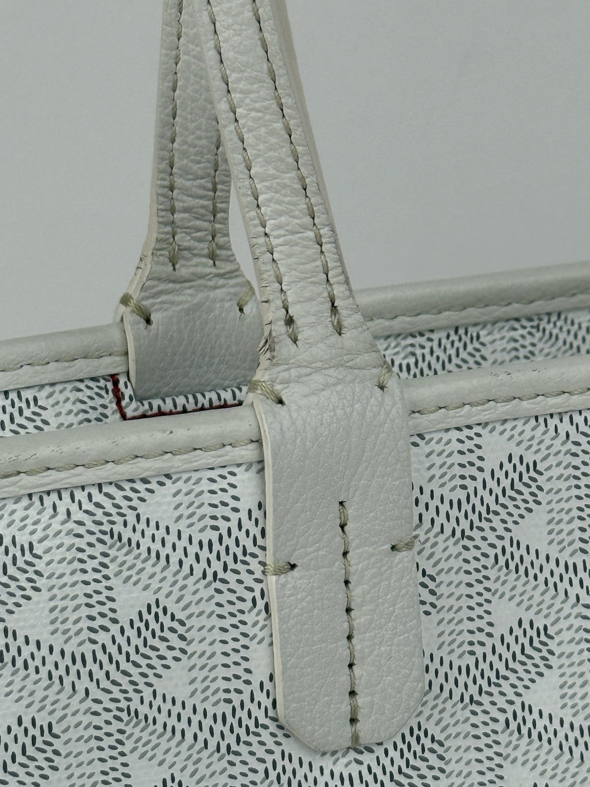 Goyard Goyardine Artois PM White Gore Bag