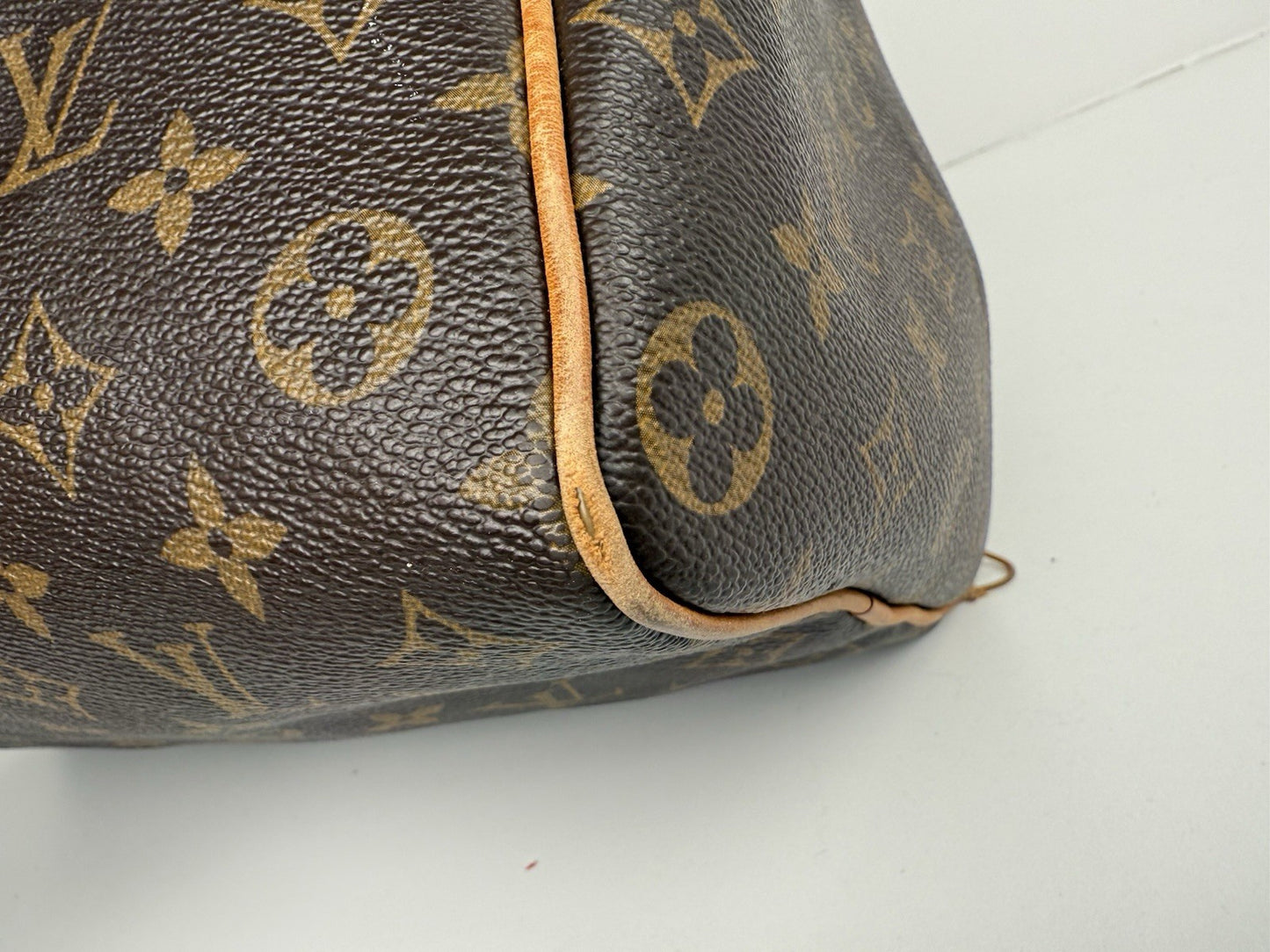 Louis Vuitton Speedy Duffle 35 Brown Canvas Monogram Bag