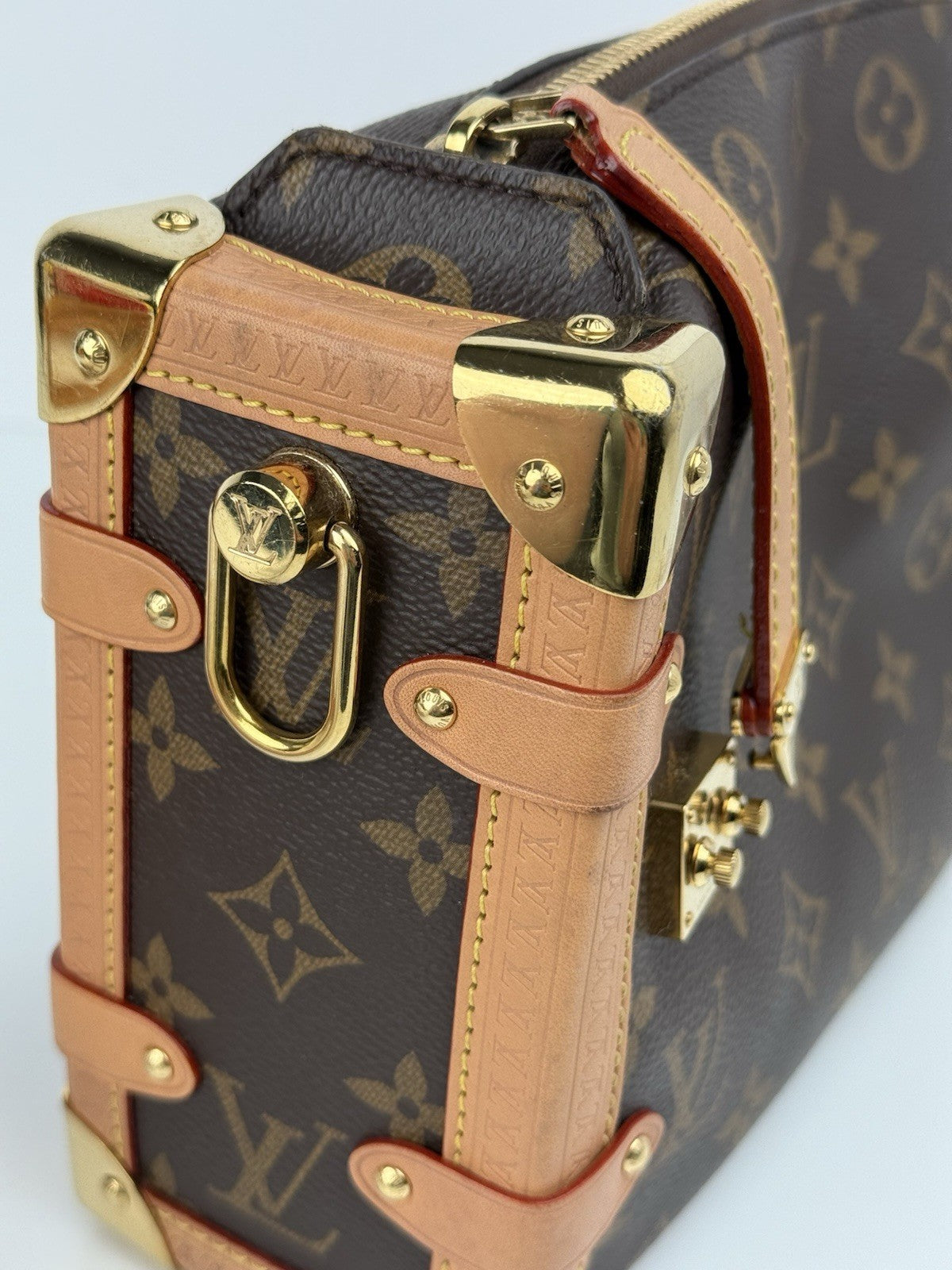 LOUIS VUITTON Monogram Side Trunk Bag