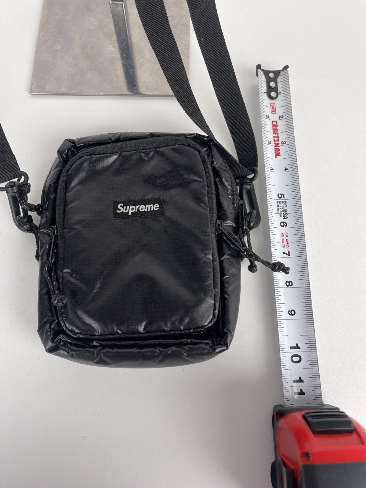 Supreme Nylon Shoulder Bag Black