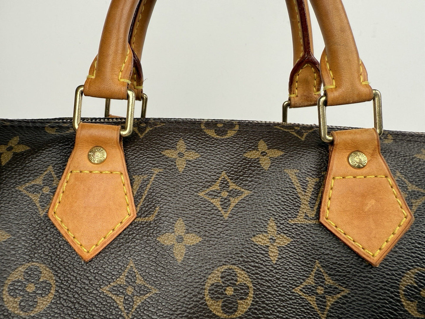 Louis Vuitton Speedy Duffle 35 Brown Canvas Monogram Bag