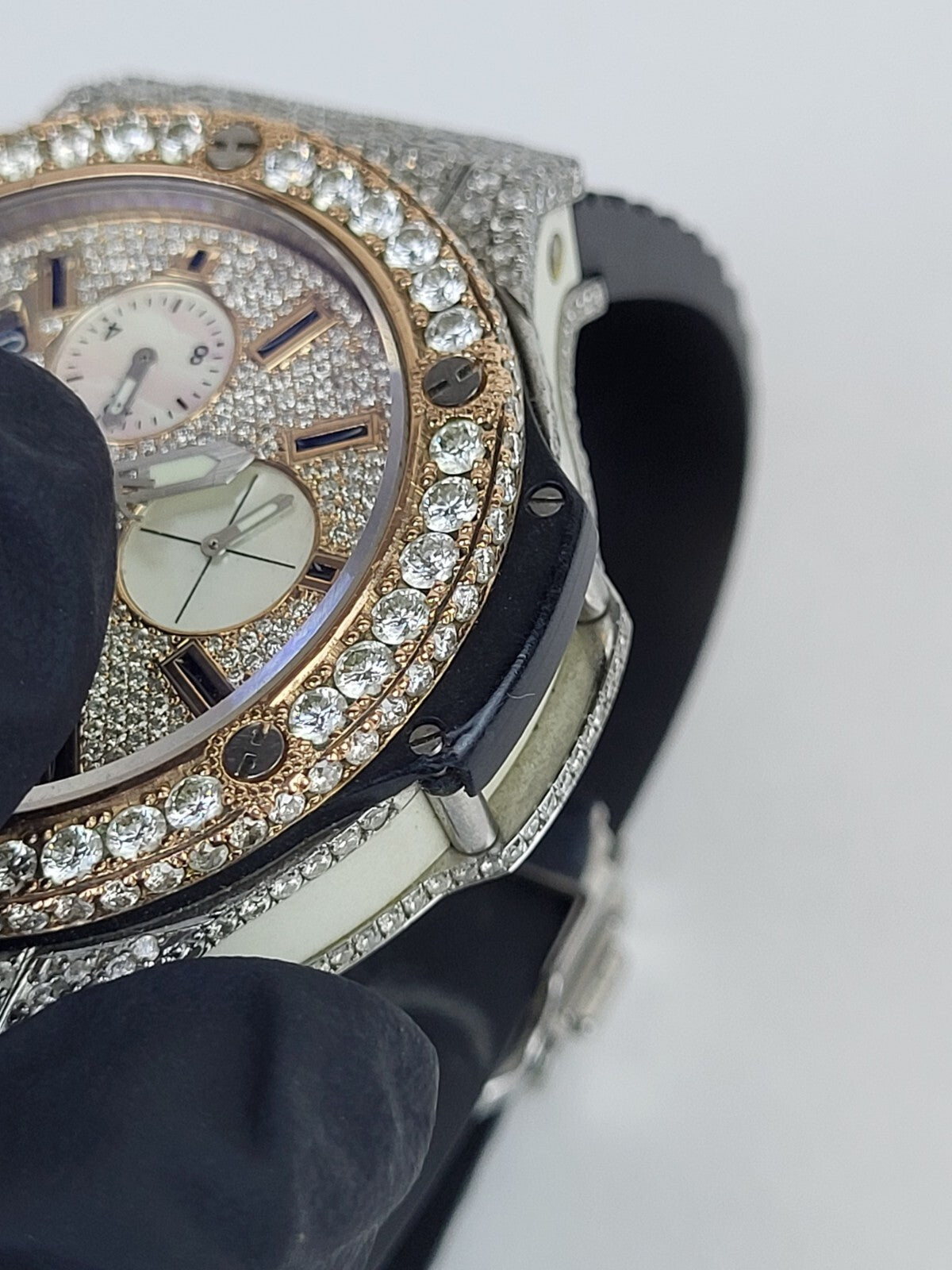 Hublot Watch Big Bang  42mm Limited Edition Custom Diamonds 301SH