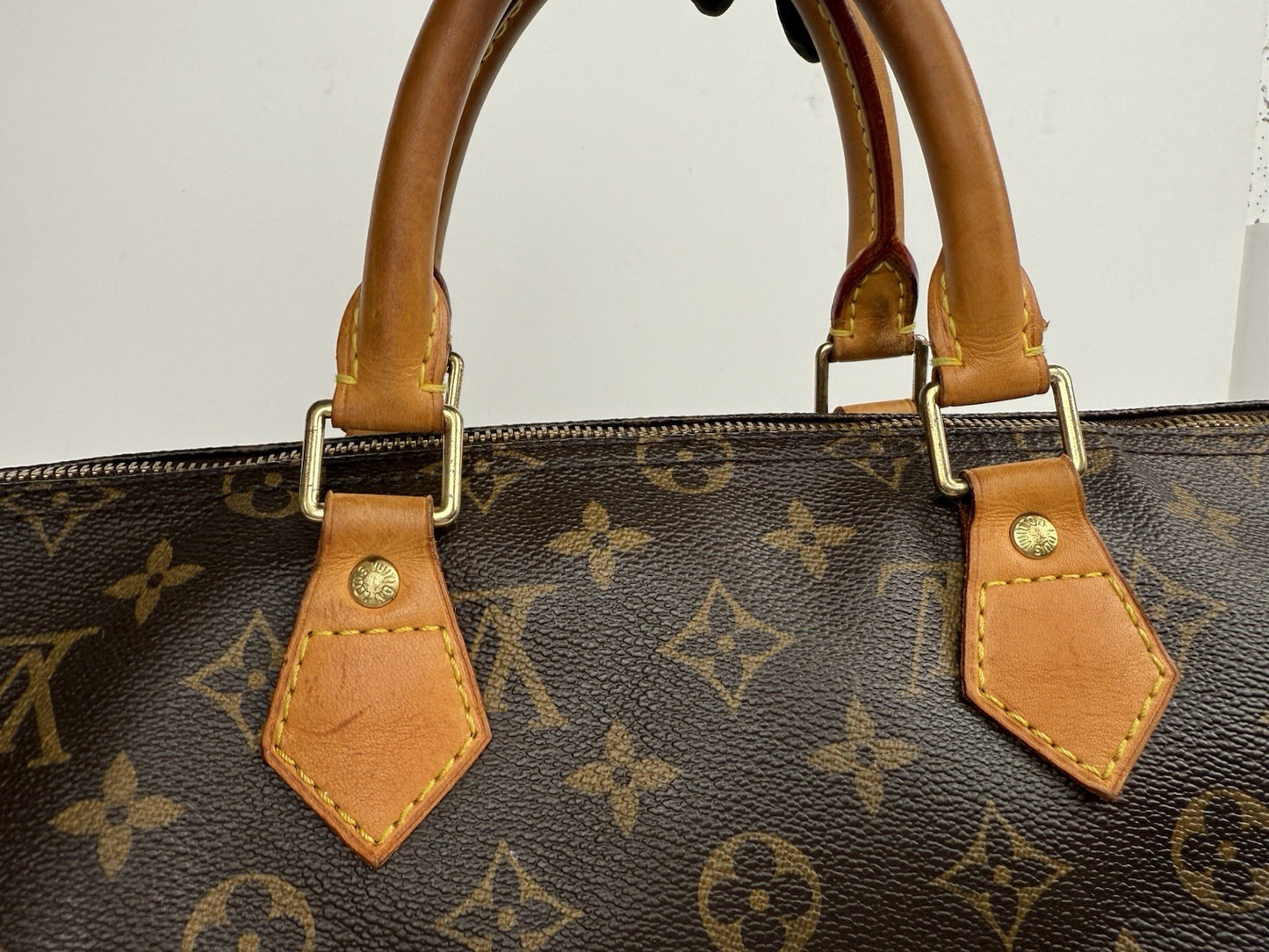 Louis Vuitton Speedy Duffle 35 Brown Canvas Monogram Bag