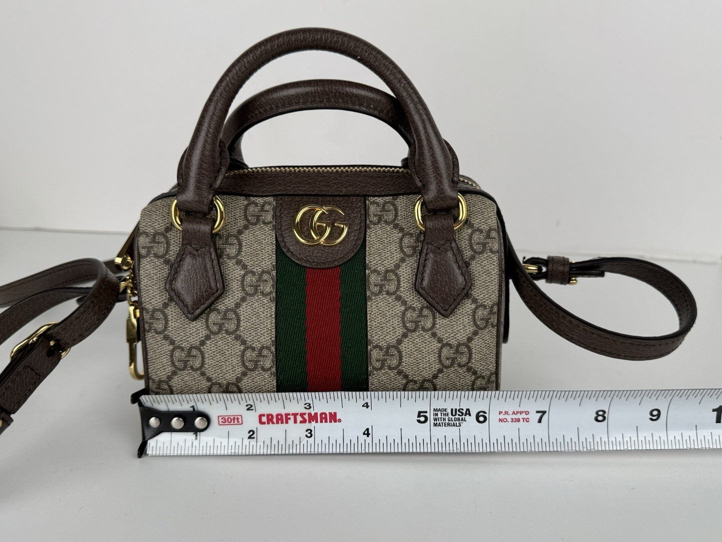 Gucci Ophidia Top Handle Mini Women's Shoulder Bag