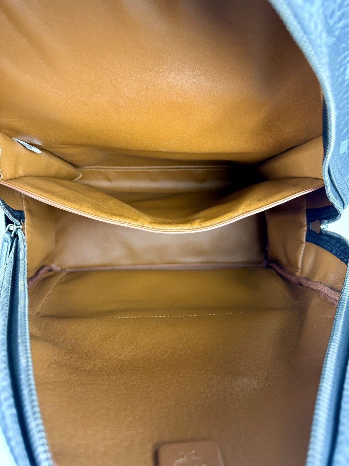 MCM Visetos Stark Backpack Black Leather Large