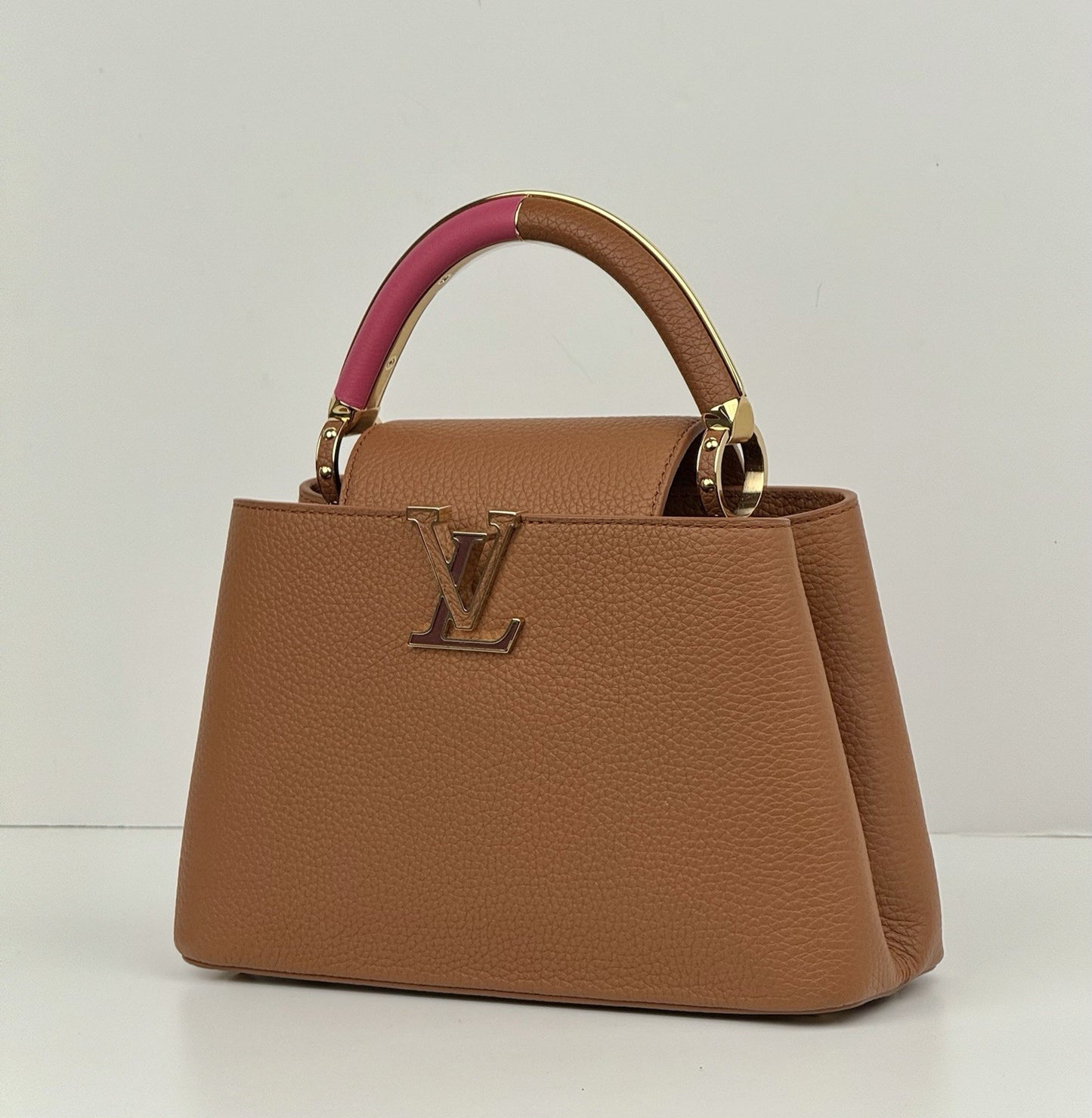 Louis Vuitton Capucines BB Brown Top Handle Bag