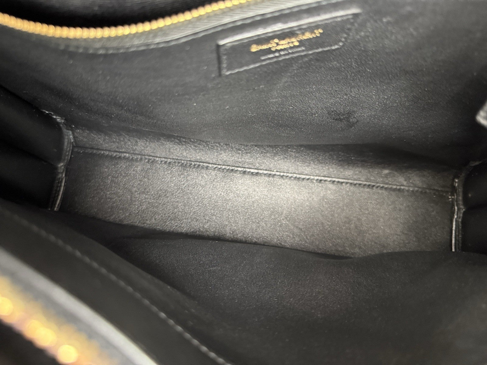 Saint Laurent Sac de Jour Large Leather Women's Bag in Black