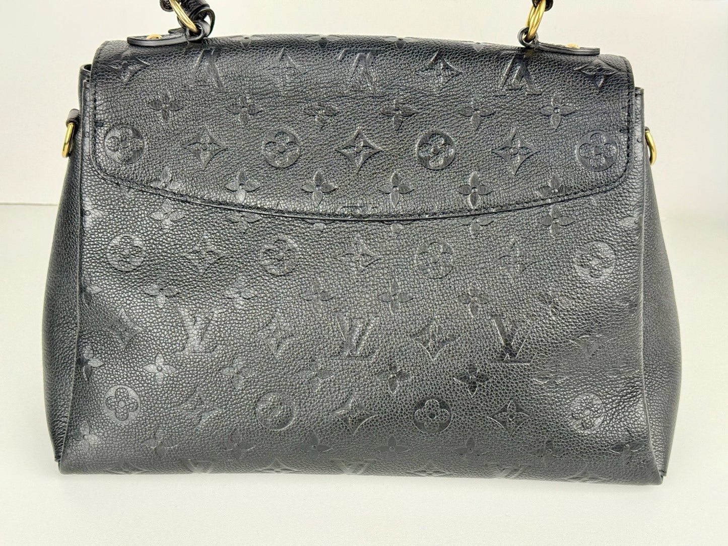 Louis Vuitton Black Monogram Empreinte Leather Georges BB Bag