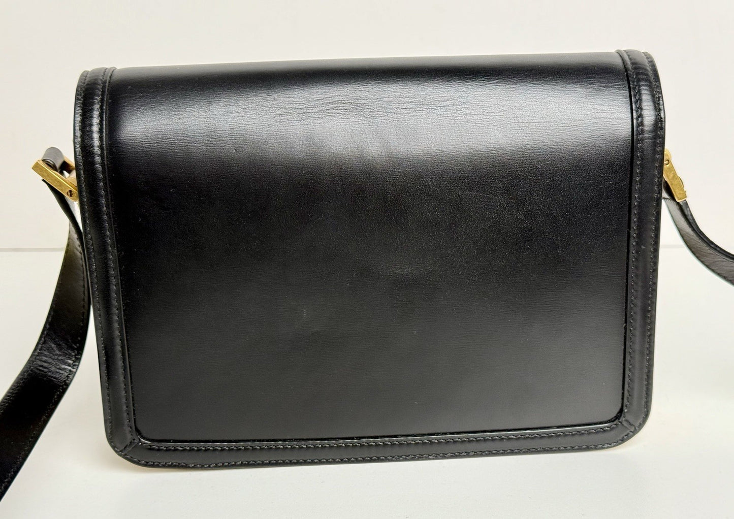 Saint Laurent Leather Monogram Color Blocked Shoulder Bag