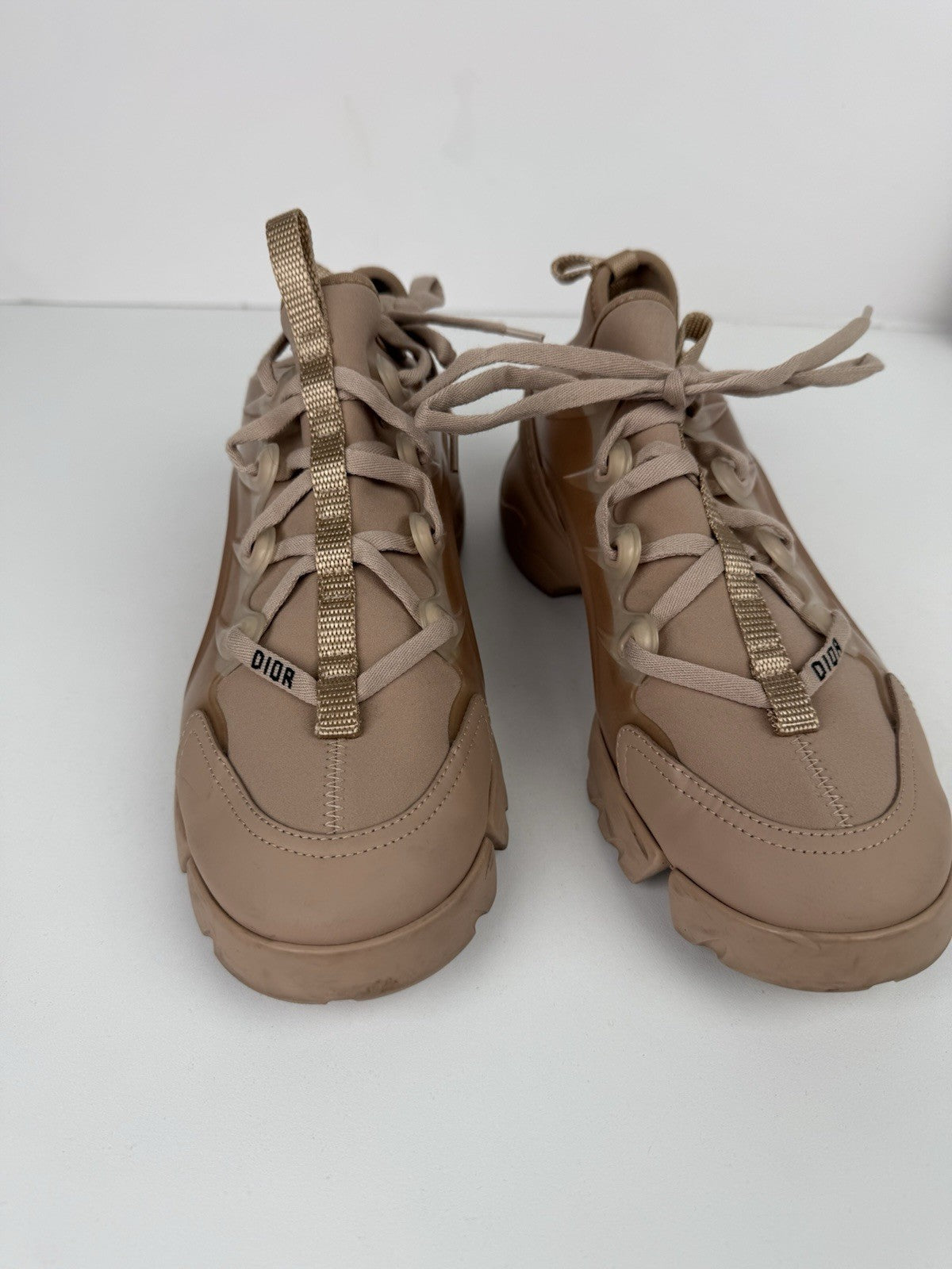 Dior Neoprene Chunky Sneakers Size 38 For Women