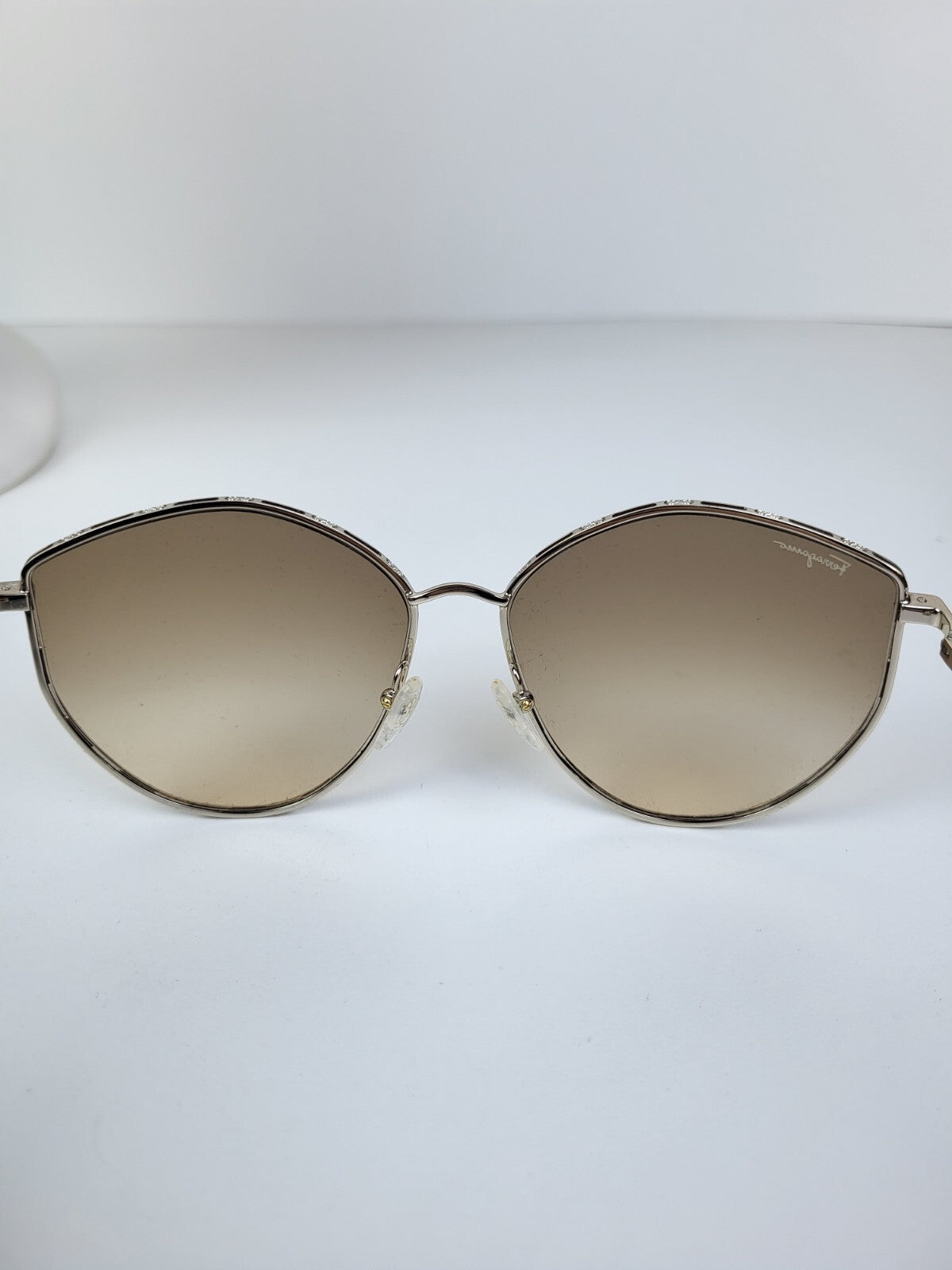 Salvatore Ferragamo Sunglasses SF264S Gold Frame 60/15