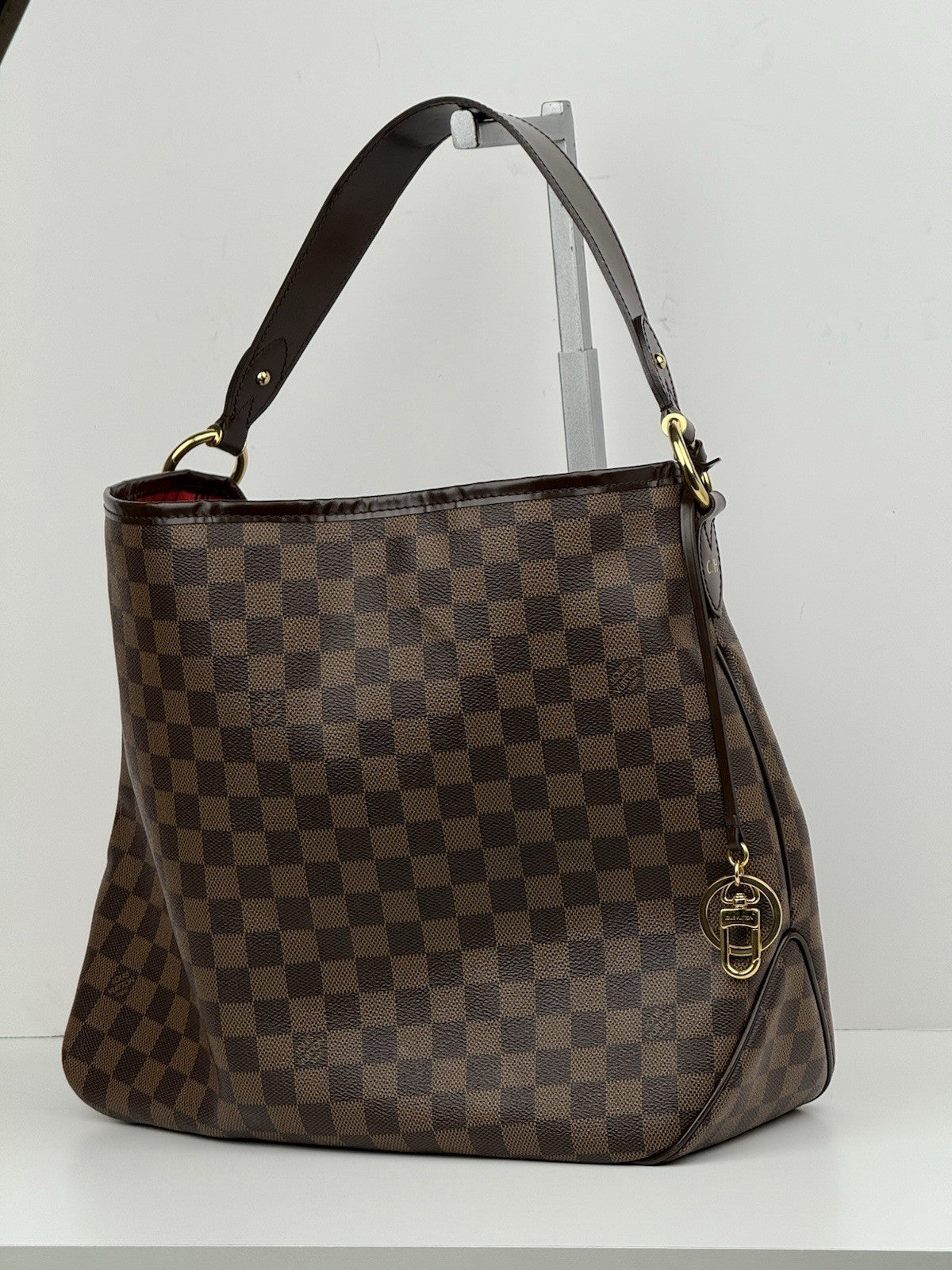 Louis Vuitton Delightful Hobo Bag MM Brown Canvas Shoulder Bag