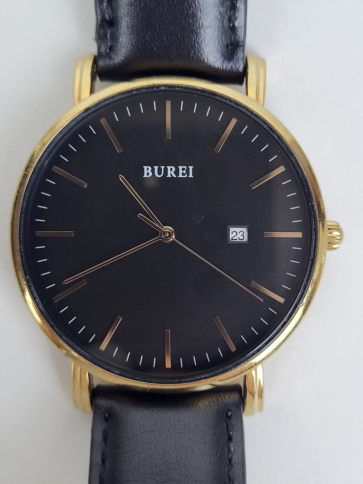 BUREI Watch S-19003M Black 41mm For Men