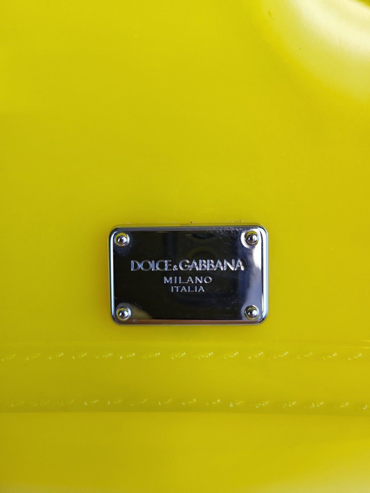 DOLCE & GABBANA Backpack SICILY with Detachable Straps  Yellow