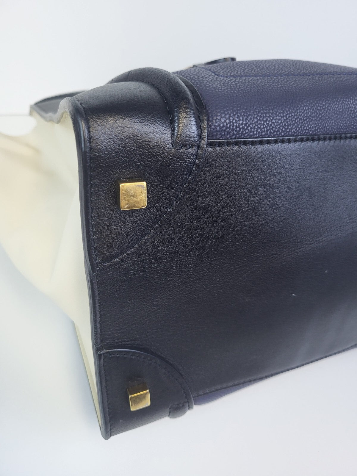 Celine Leather Mini Luggage Top Handle Bag