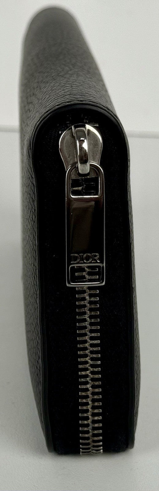 Dior Noir Black Leather Long Wallet