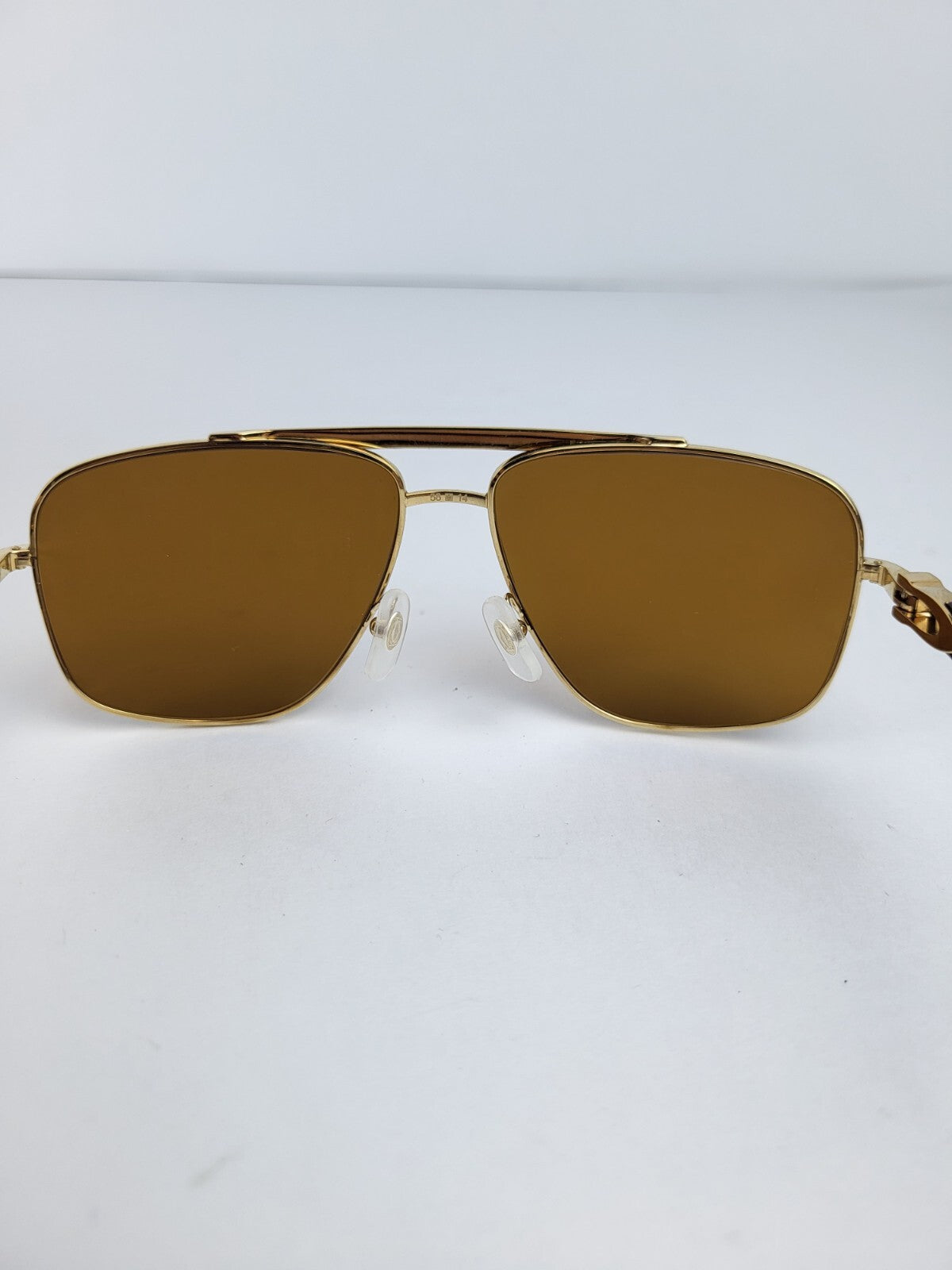 Cartier Eyeglasses Frame H32G05JU Gold Brown 145 For Men