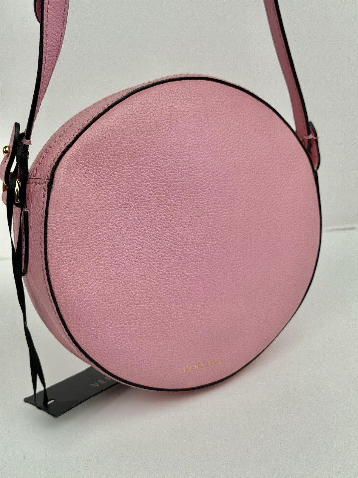 Versace Bag Versus La Medusa Studded Round Camera Bag