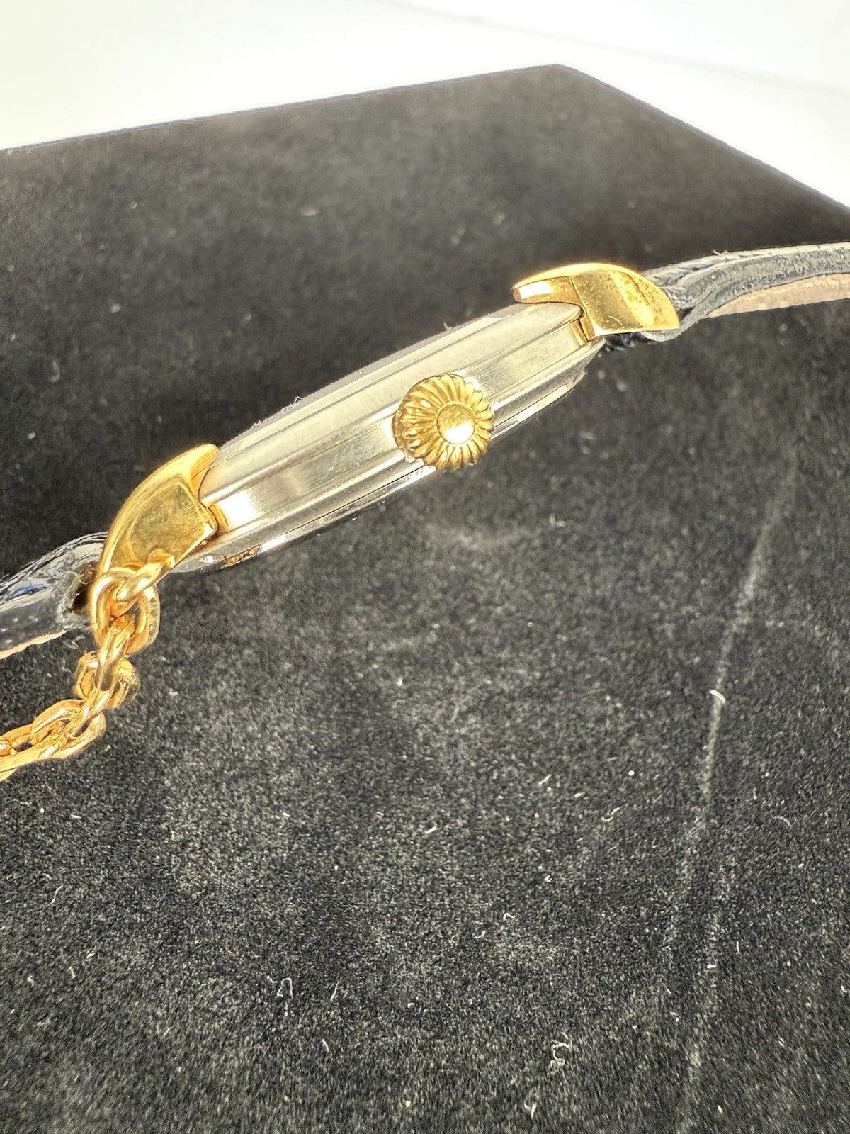 CHAUMET Paris 18k Gold Diamonds Stainless Steel Griffith 32mm Quartz Watch 9 In