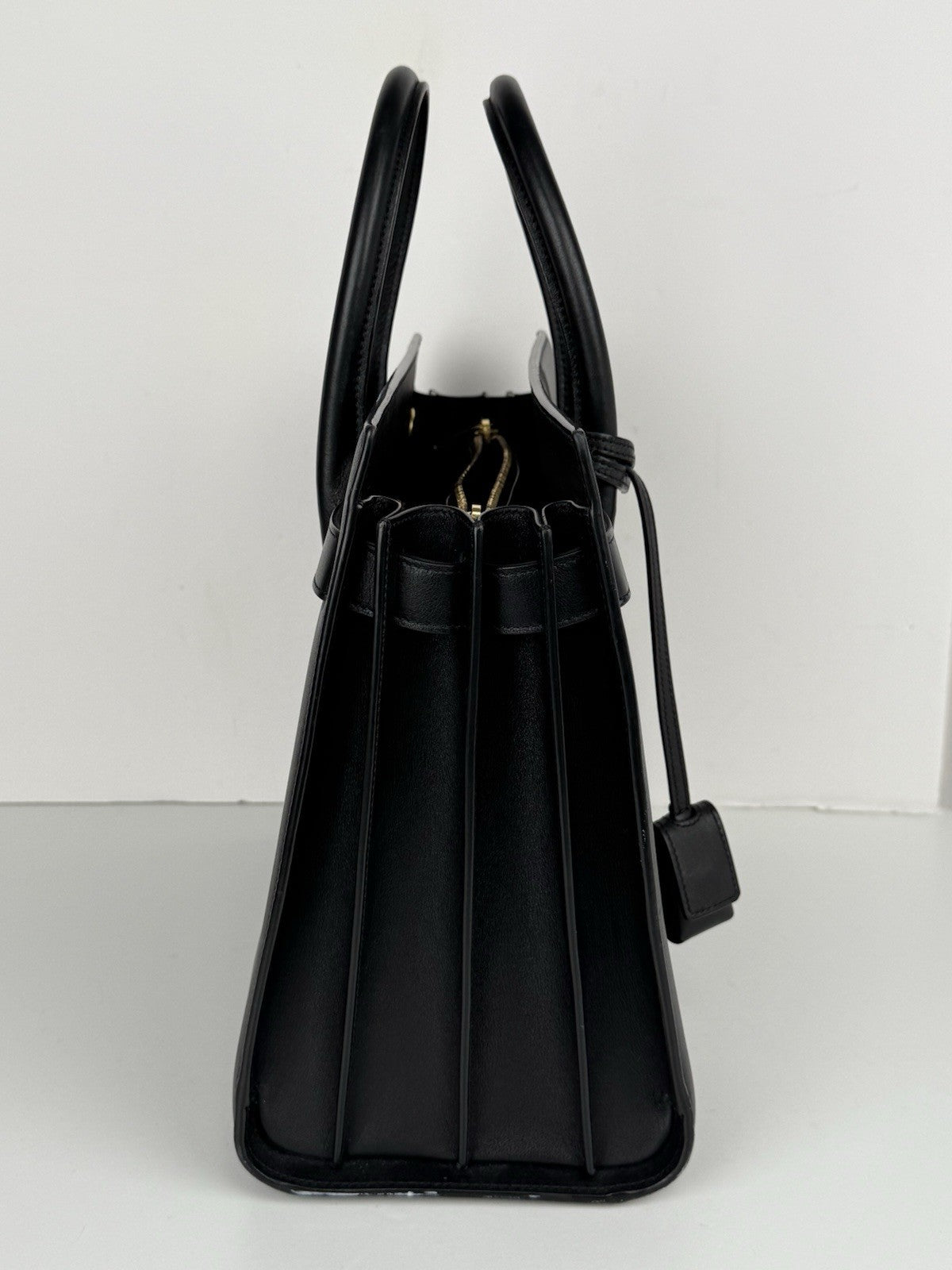 Saint Laurent Sac de Jour Large Leather Women's Bag in Black