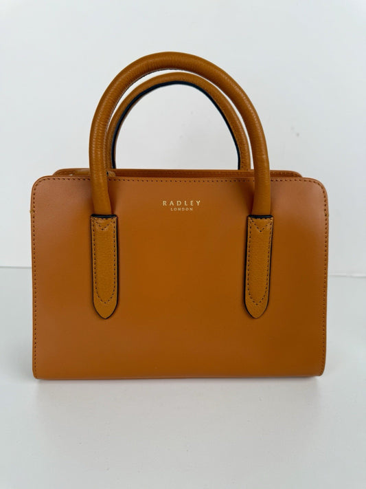 Radley London Liverpool Street Satchel Zip-Top Multiway Bag Orange