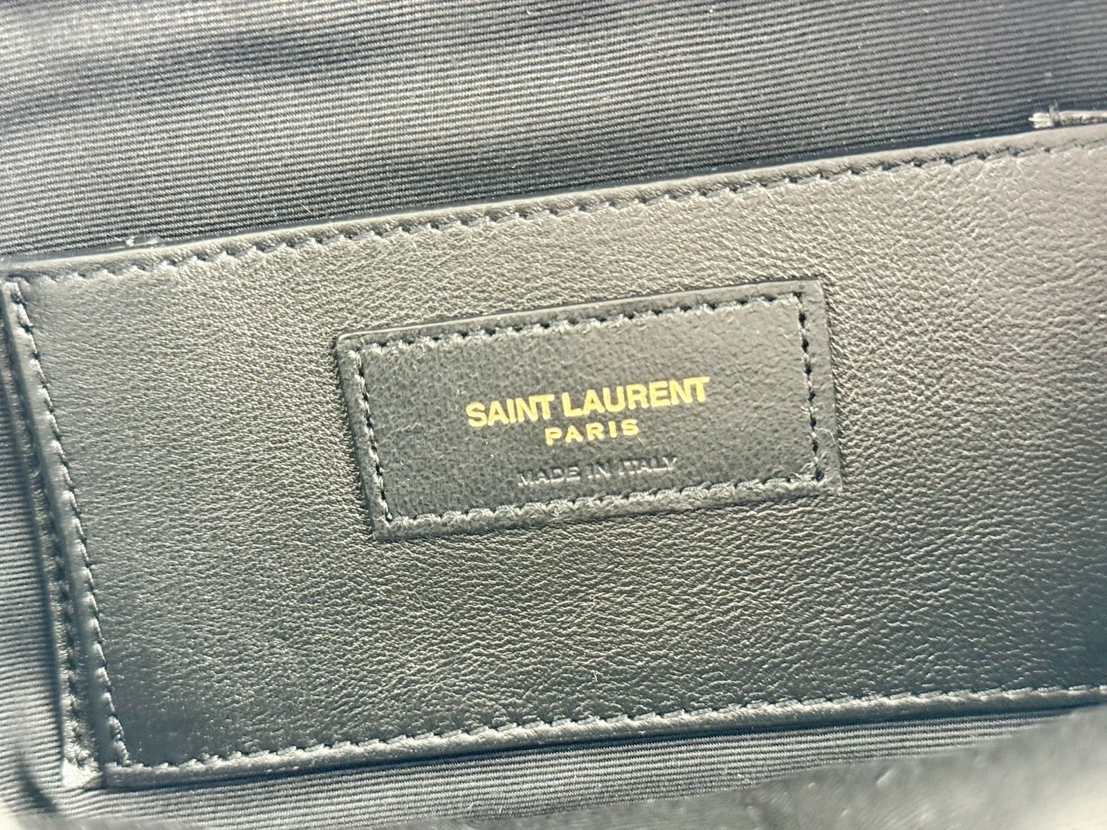 Saint Laurent Cassandre Mini Camera Bag in Quilted Patent Leather Glossy