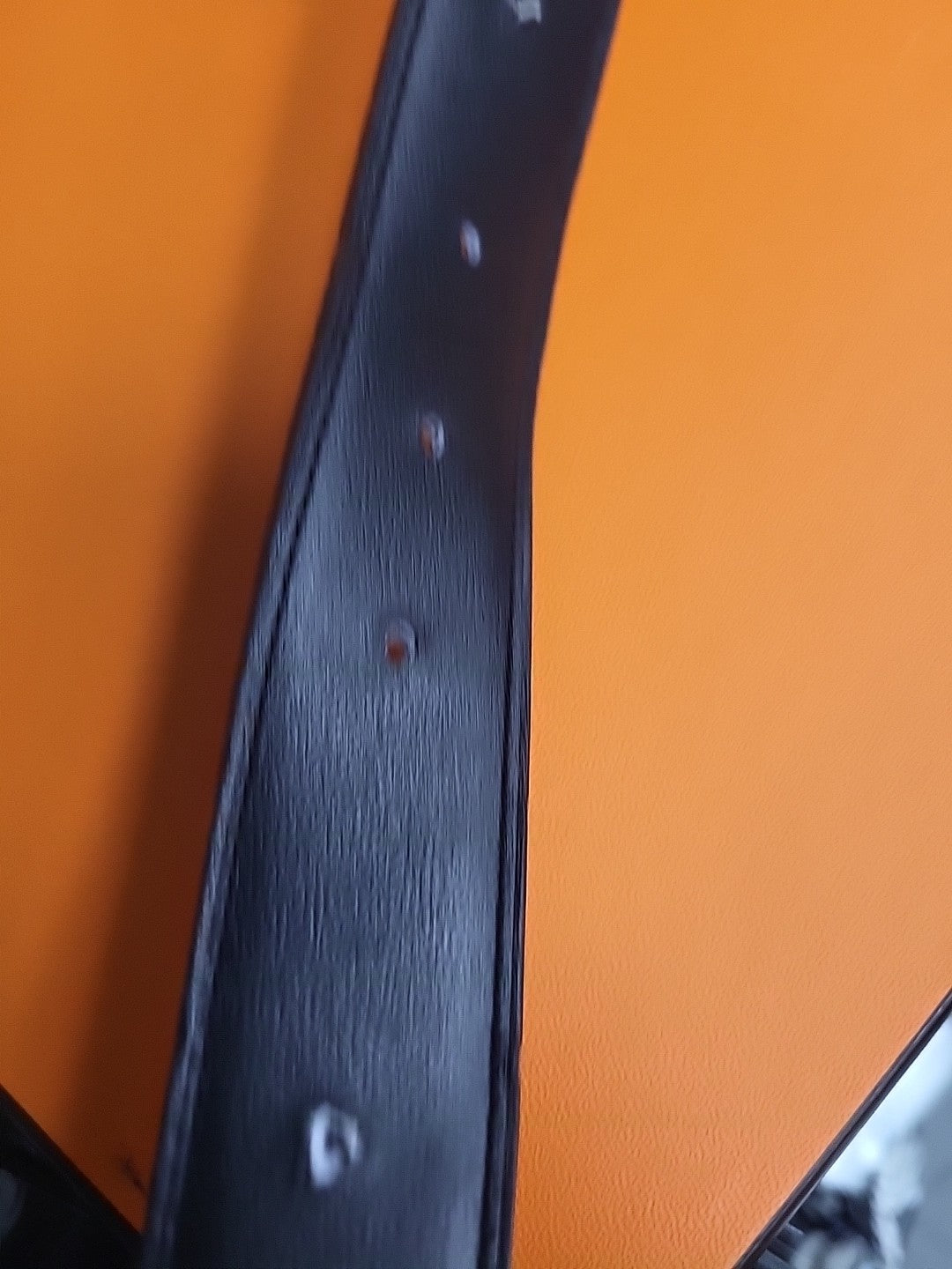 Hermes Reversable Leather Belt With Gold Buckle