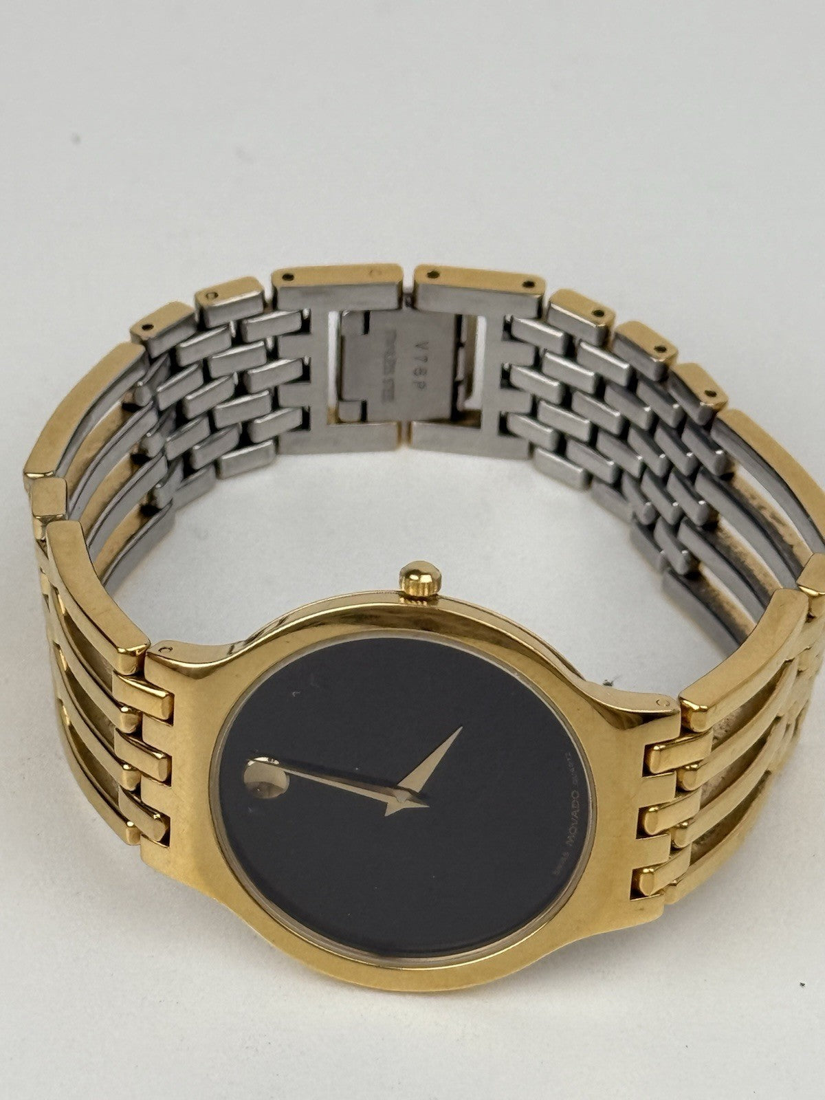 Movado Esperanza 84 19 861 4P Gold Tone 32mm Stainless Steel Quartz Womens Watch