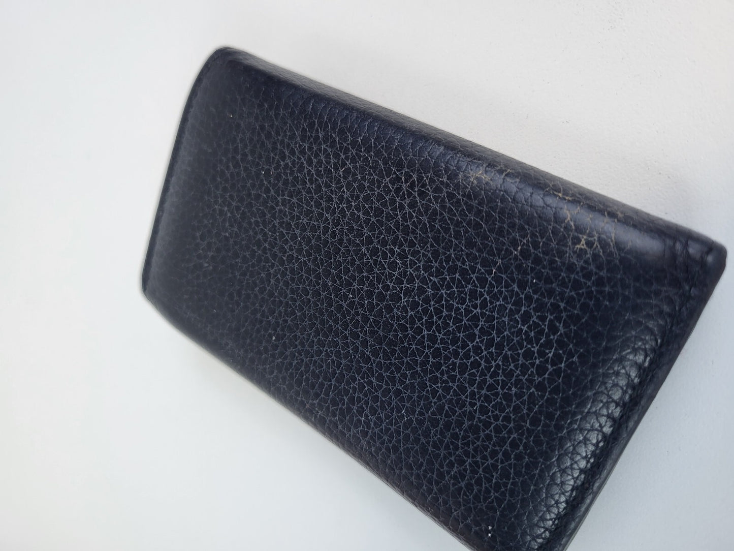 PRADA Women's Leather Black Solid Key Case