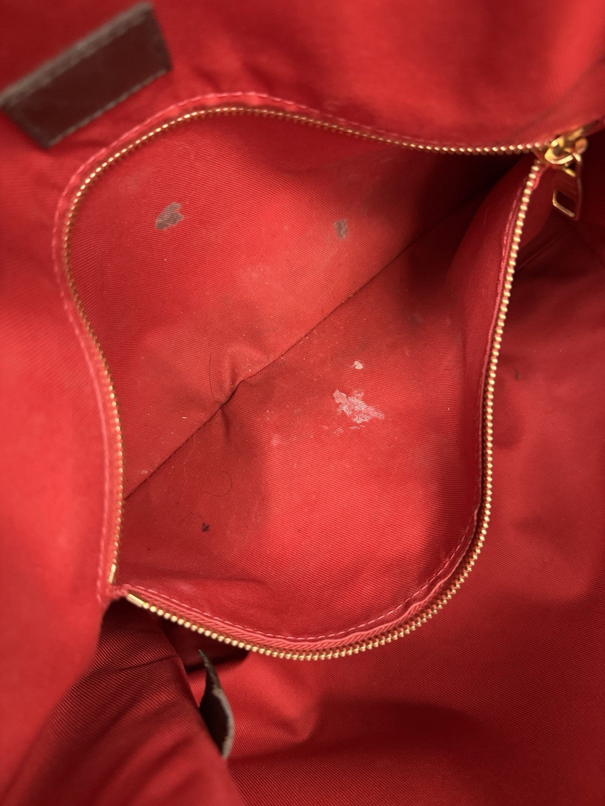 LOUIS VUITTON Damien EBENE Graceful MM Canvas Shoulder Bag