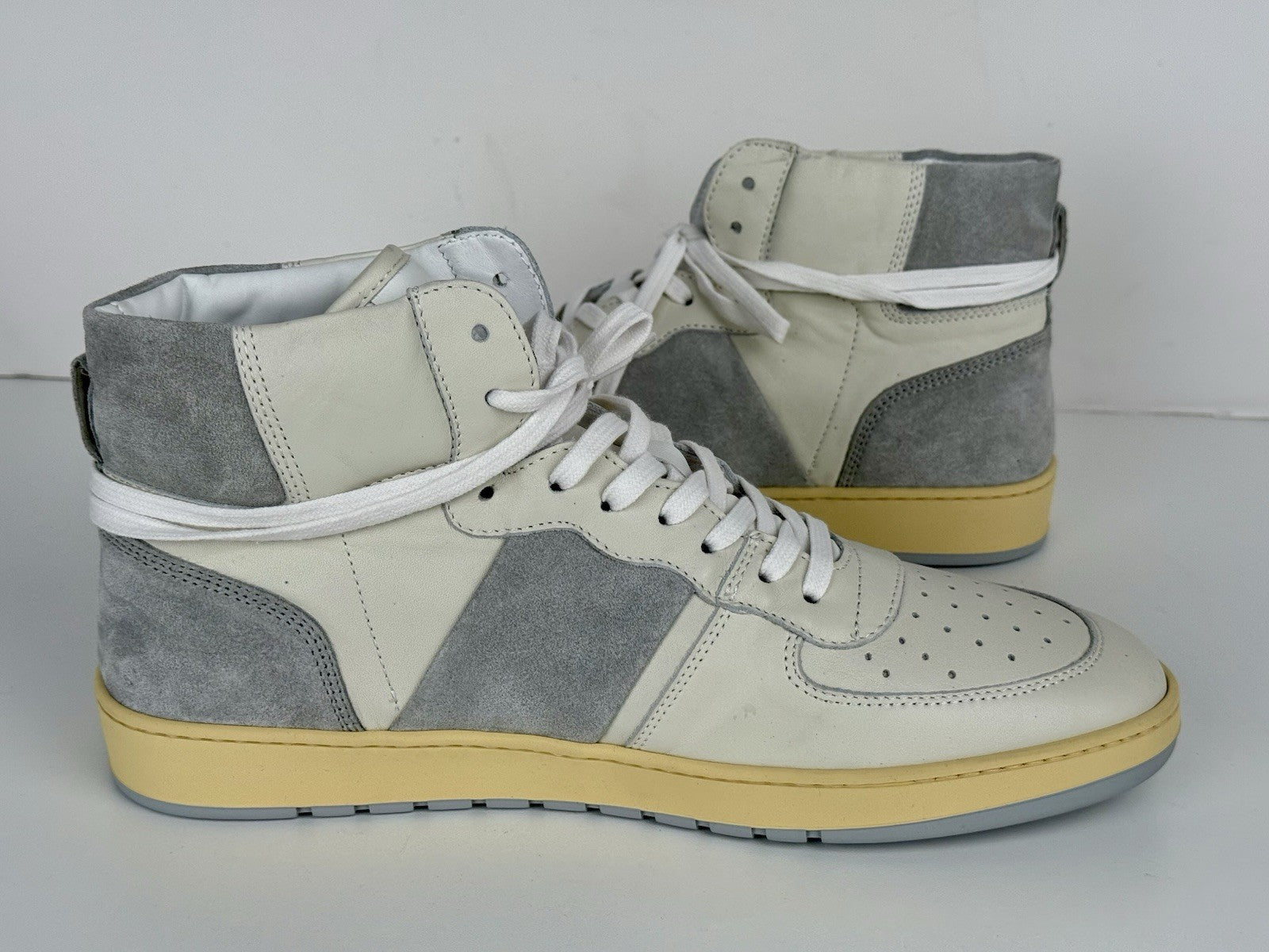 Collegium Pillar Destroyer II Devastator Platinum Suede Mens Size 44 Size 11