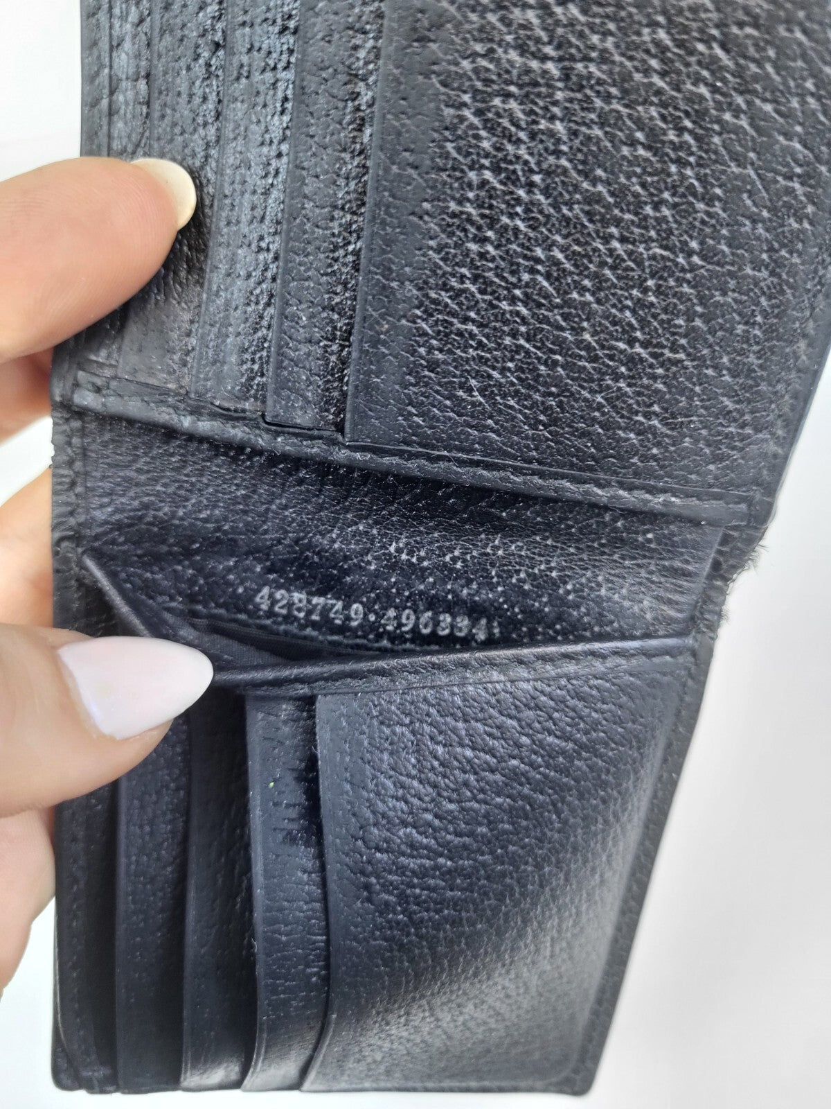 Gucci Wallet Bifold Signature Web Black GG Supreme