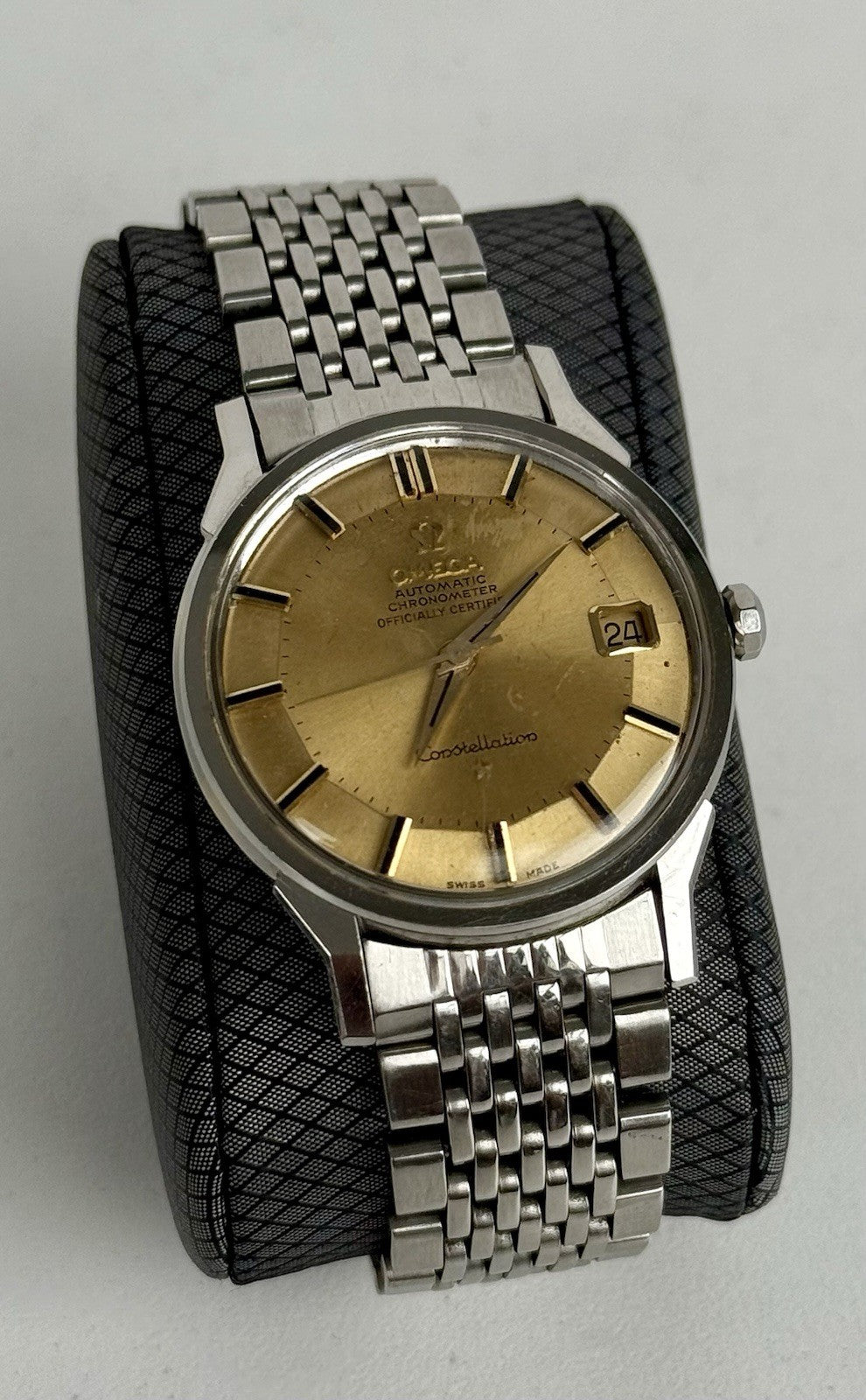 OMEGA Constellation 167.005 Pie Pan Automatic 1960’s Wristwatch Mens 35mm