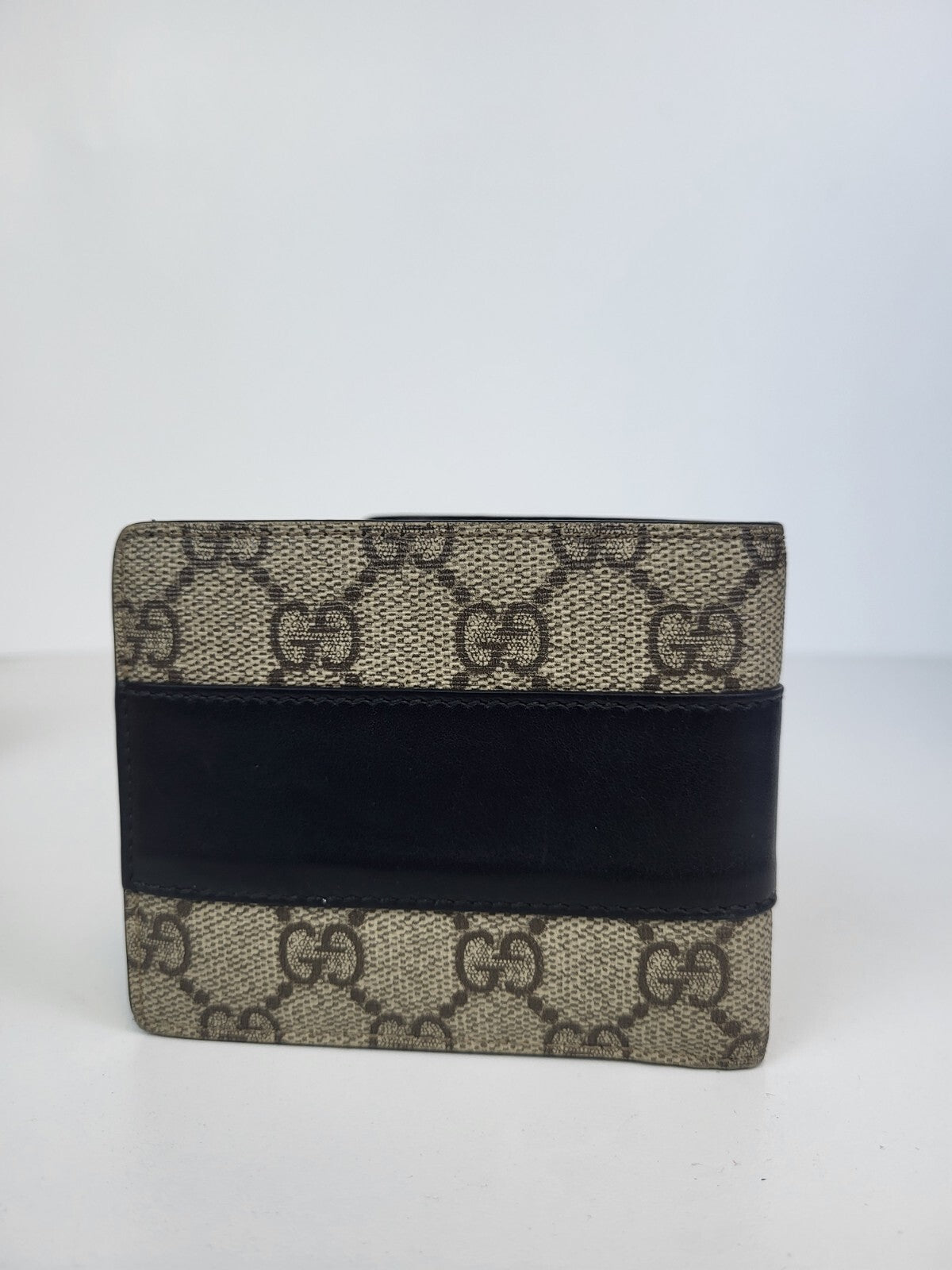 Gucci Monogram Canvas Bi-Fold Wallet