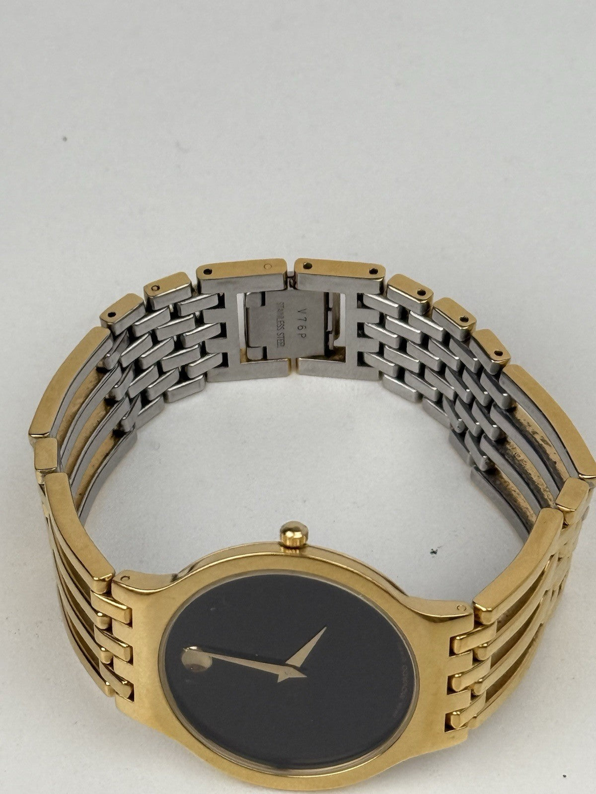 Movado Esperanza 84 19 861 4P Gold Tone 32mm Stainless Steel Quartz Womens Watch