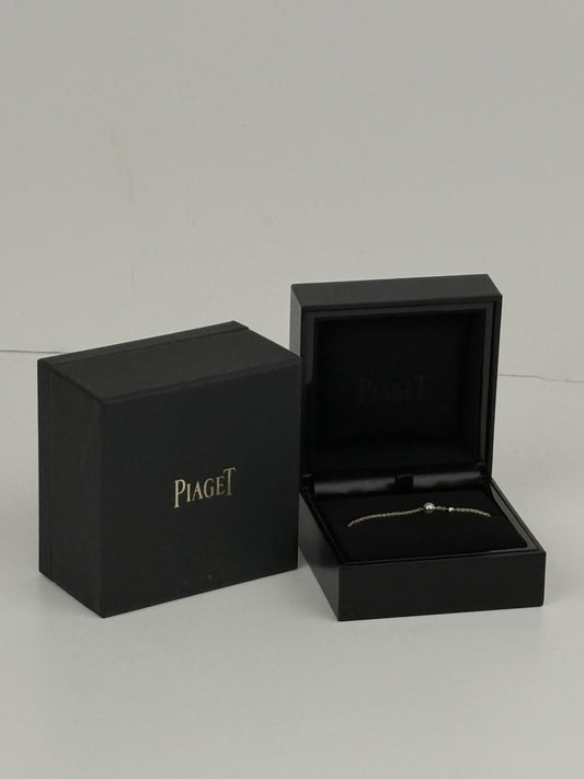 Piaget Possession Mother of Pearl Bead Diamond 18k Rose Gold Bracelet