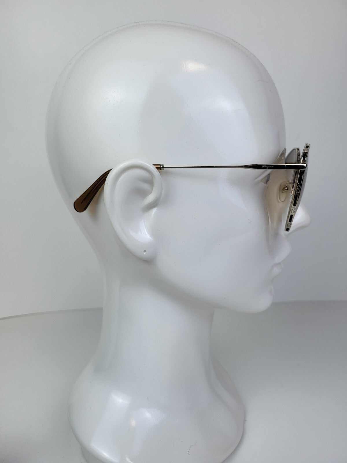 Salvatore Ferragamo Sunglasses SF264S Gold Frame 60/15