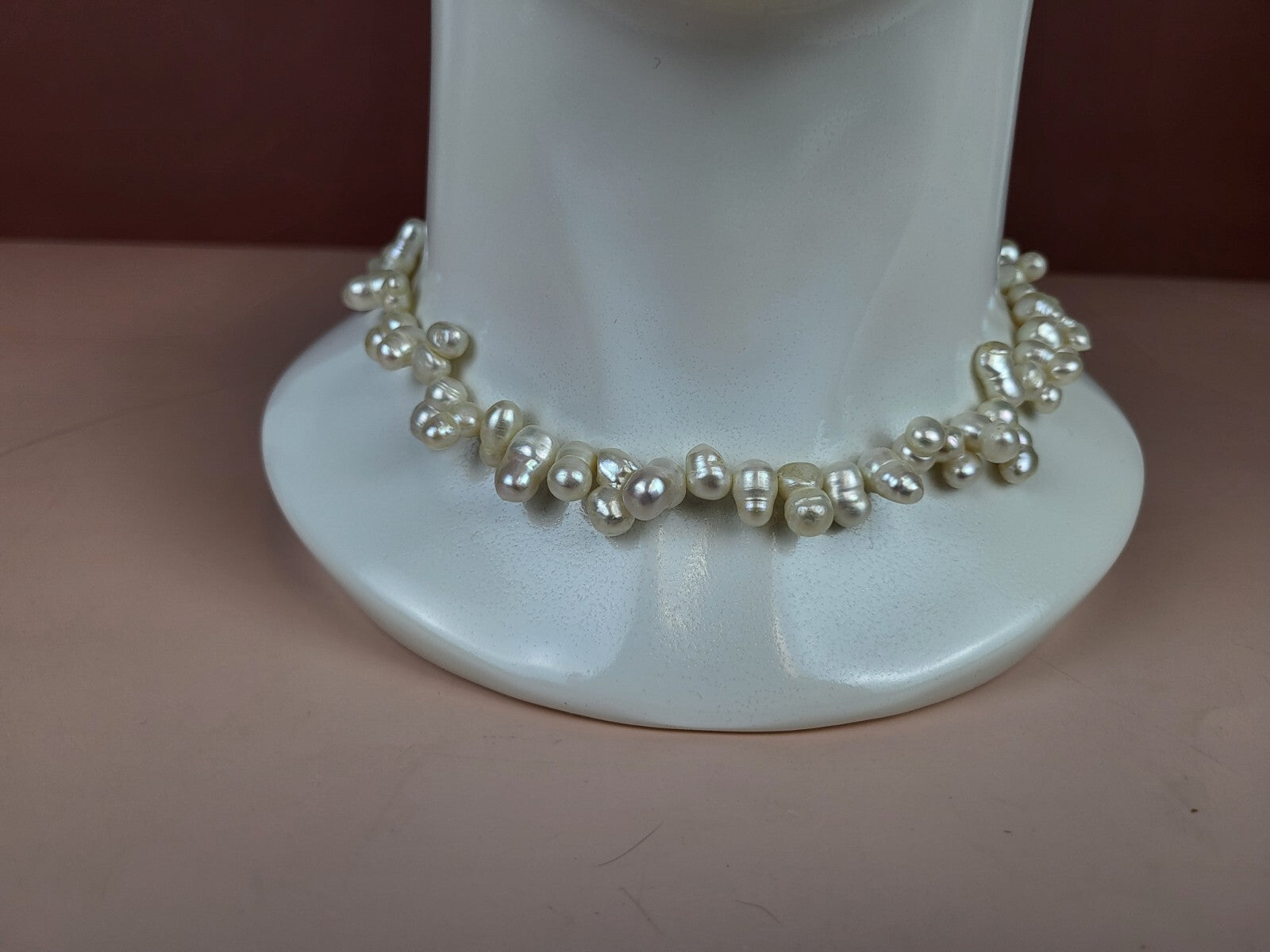 Emily 925 Pearl Necklace For Women White Pearls