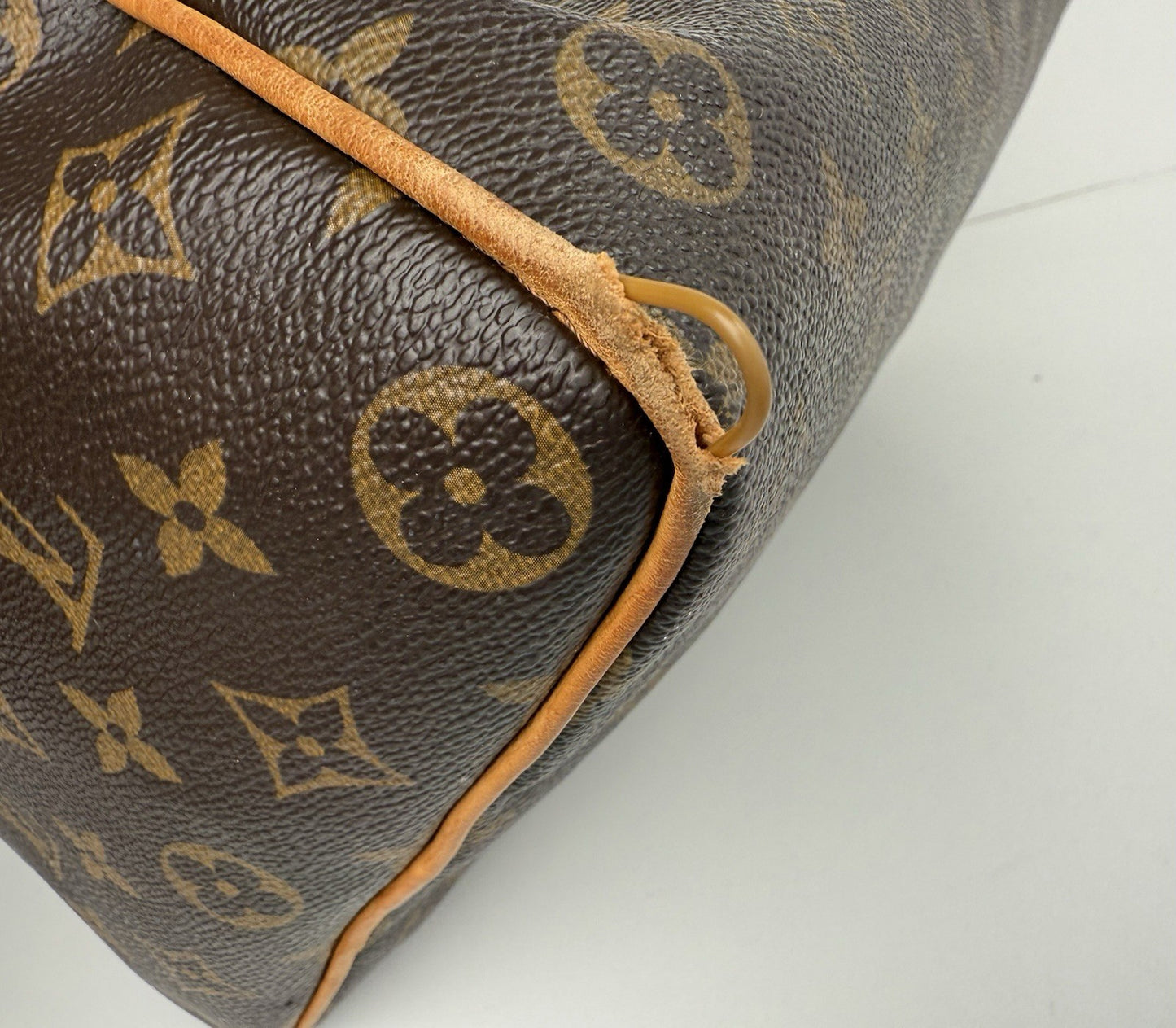 Louis Vuitton Speedy Duffle 35 Brown Canvas Monogram Bag