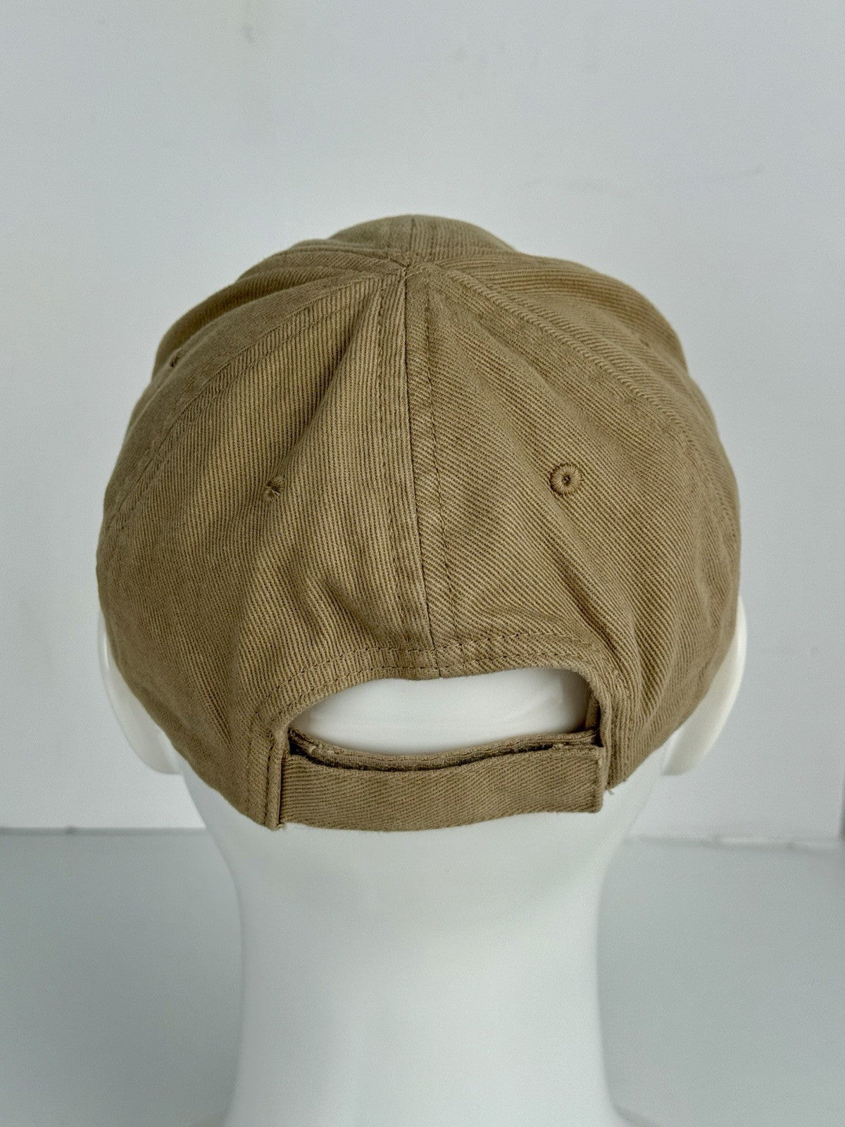 Balenciaga Baseball Cap Beige Cotton Fabric