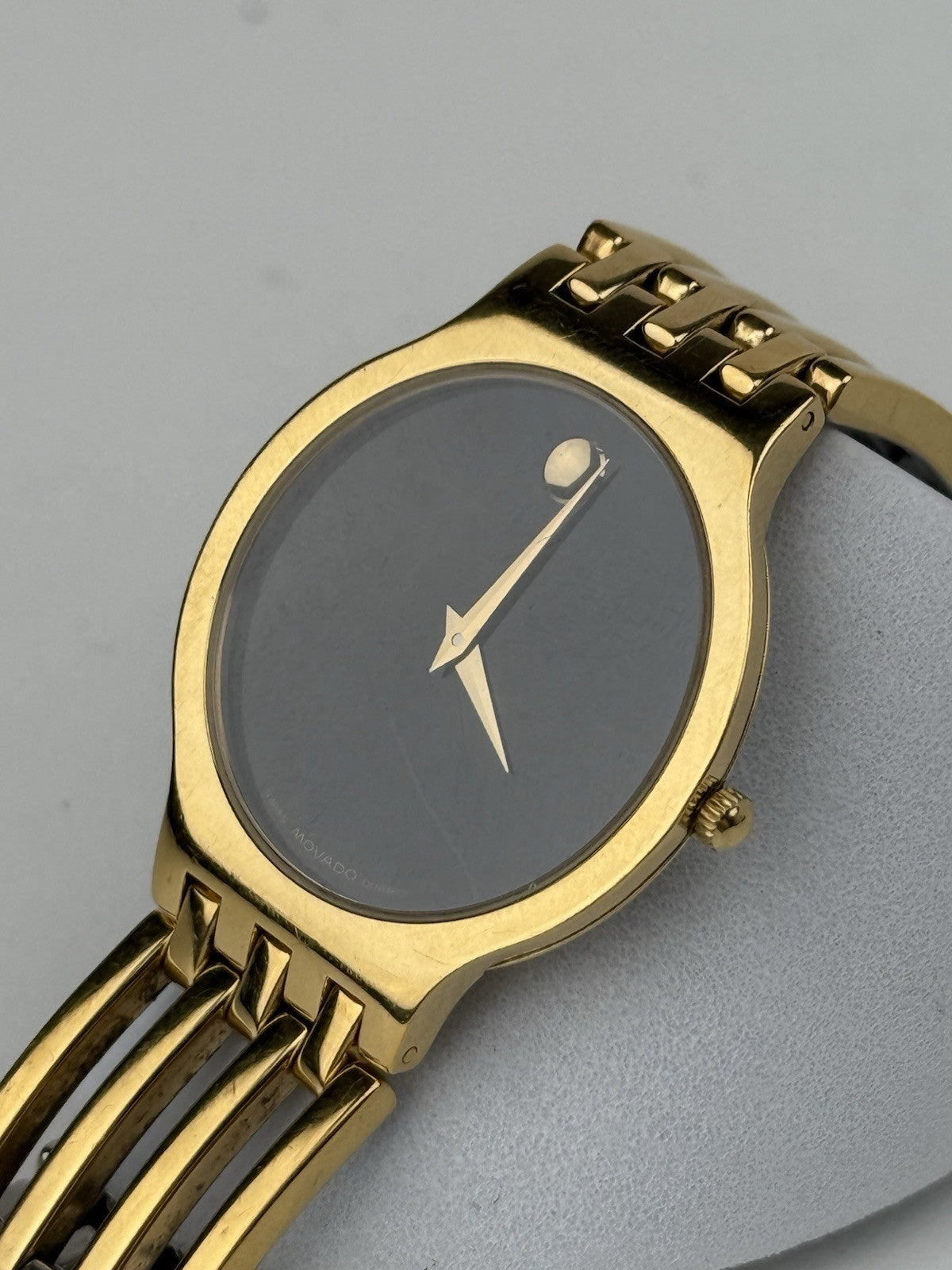 Movado Esperanza 84 19 861 4P Gold Tone 32mm Stainless Steel Quartz Womens Watch
