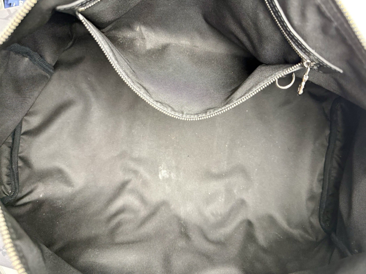 Louis Vuitton Duffle Bag M Monogram Eclipse Keepall Canvas Black/Gray Size 50