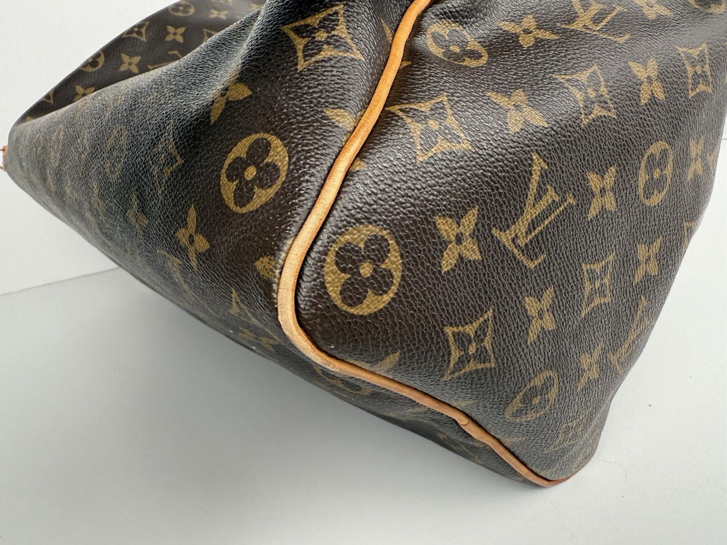 Louis Vuitton Speedy Duffle 35 Brown Canvas Monogram Bag